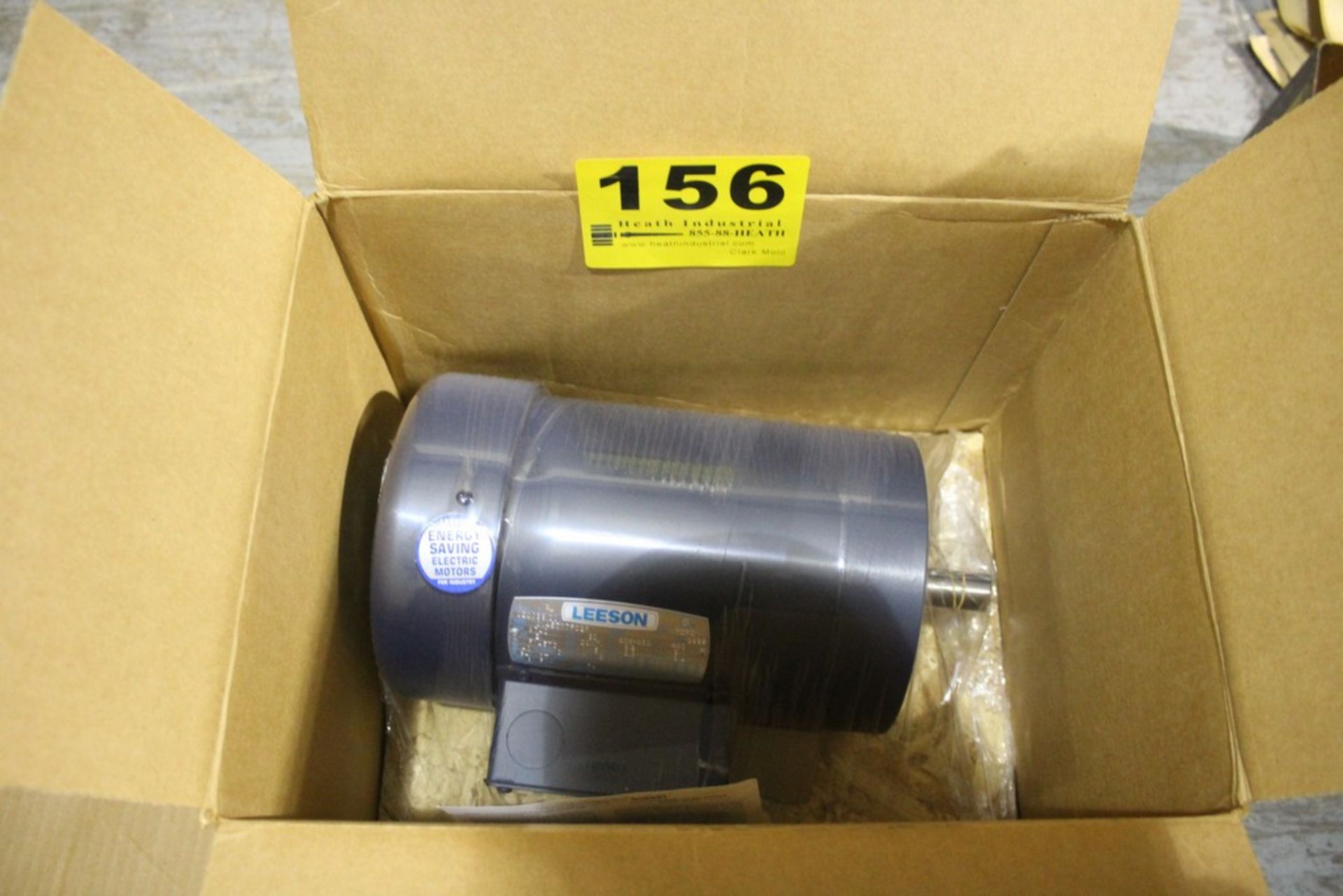 LEESON 2 HORSEPOWER THREE PHASE ELECTRIC MOTOR (APPEARS NEW)