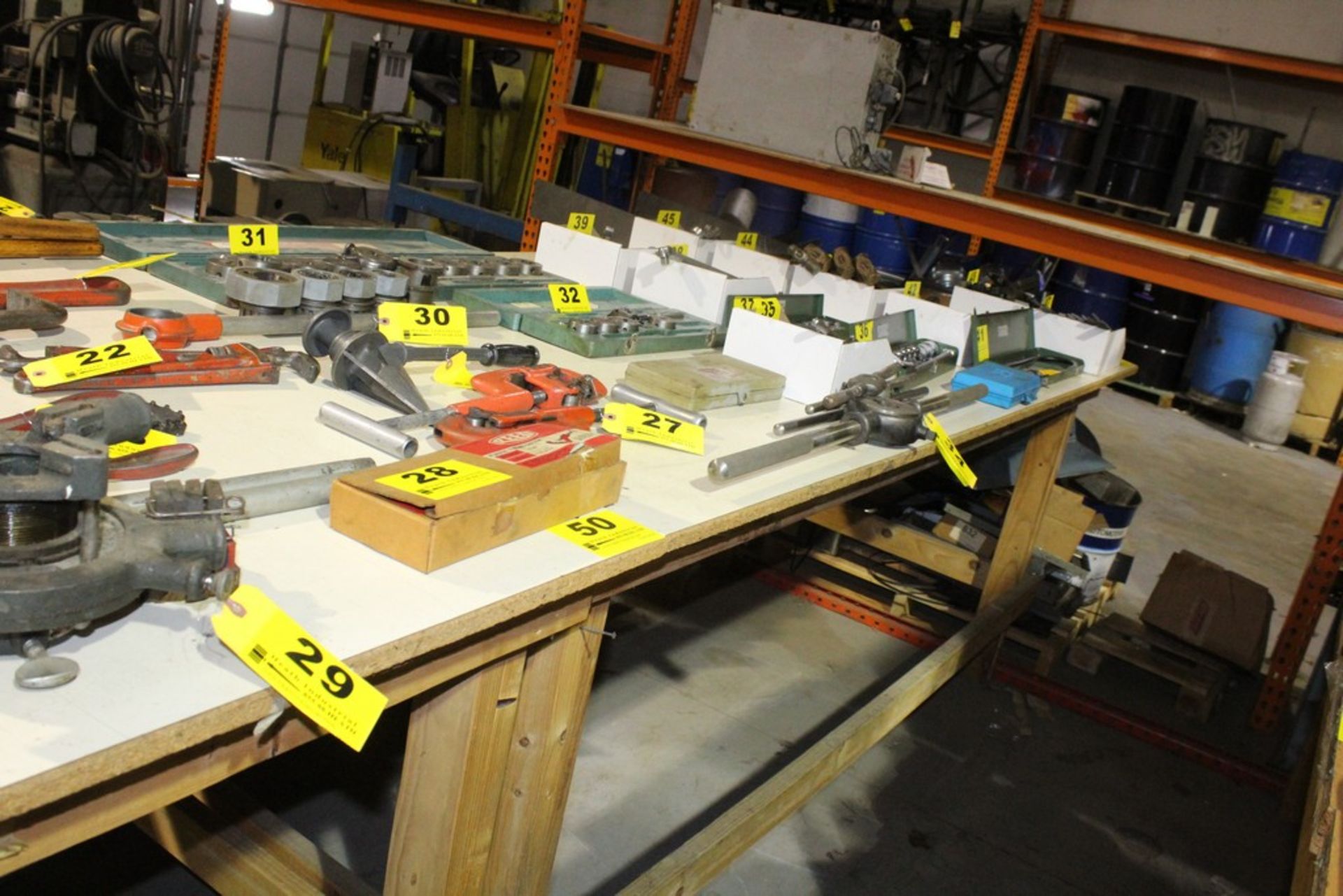 HEAVY DUTY LAYOUT TABLE 96"X48"X40"