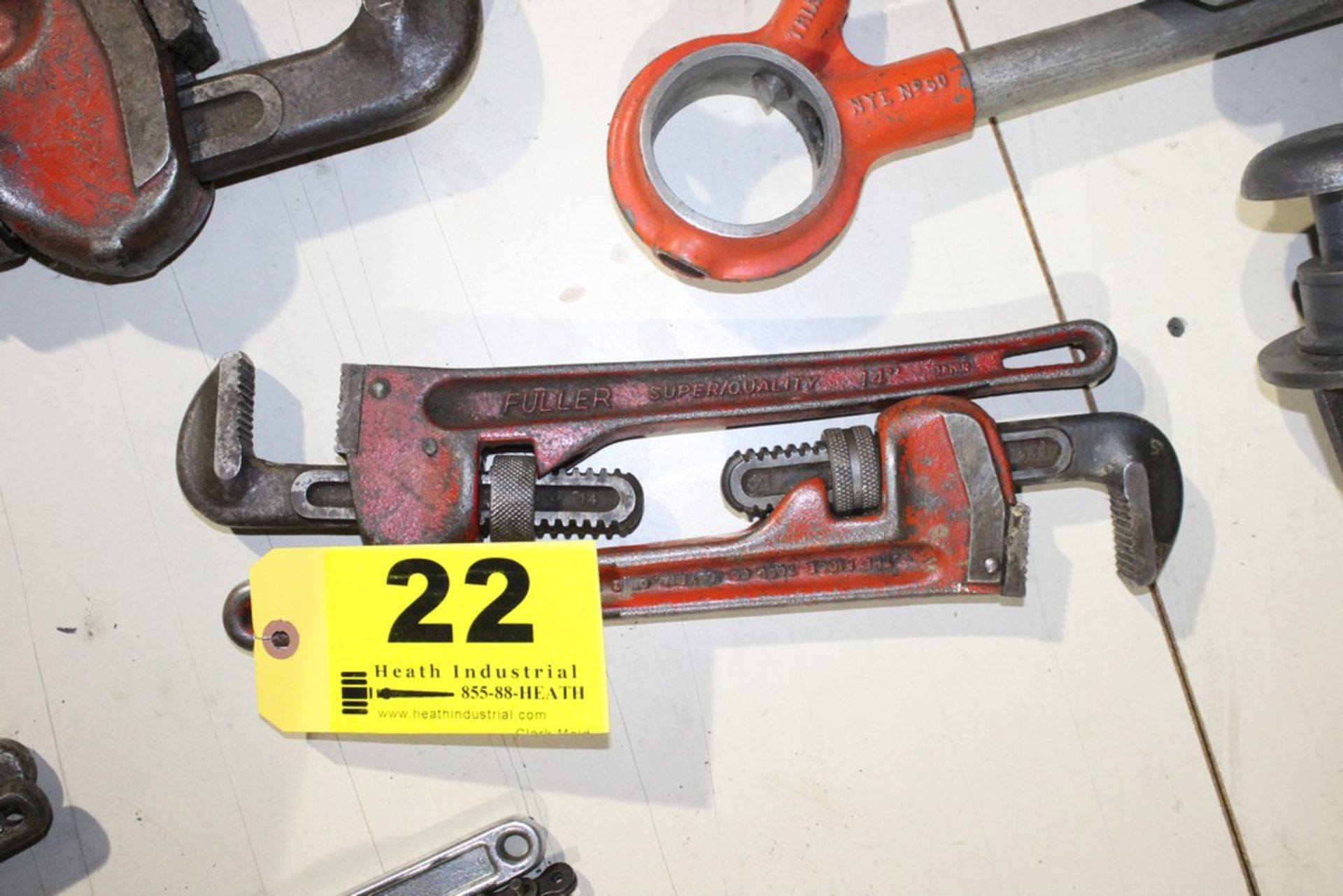 (2) ASSORTED 14" PIPE WRENCHES