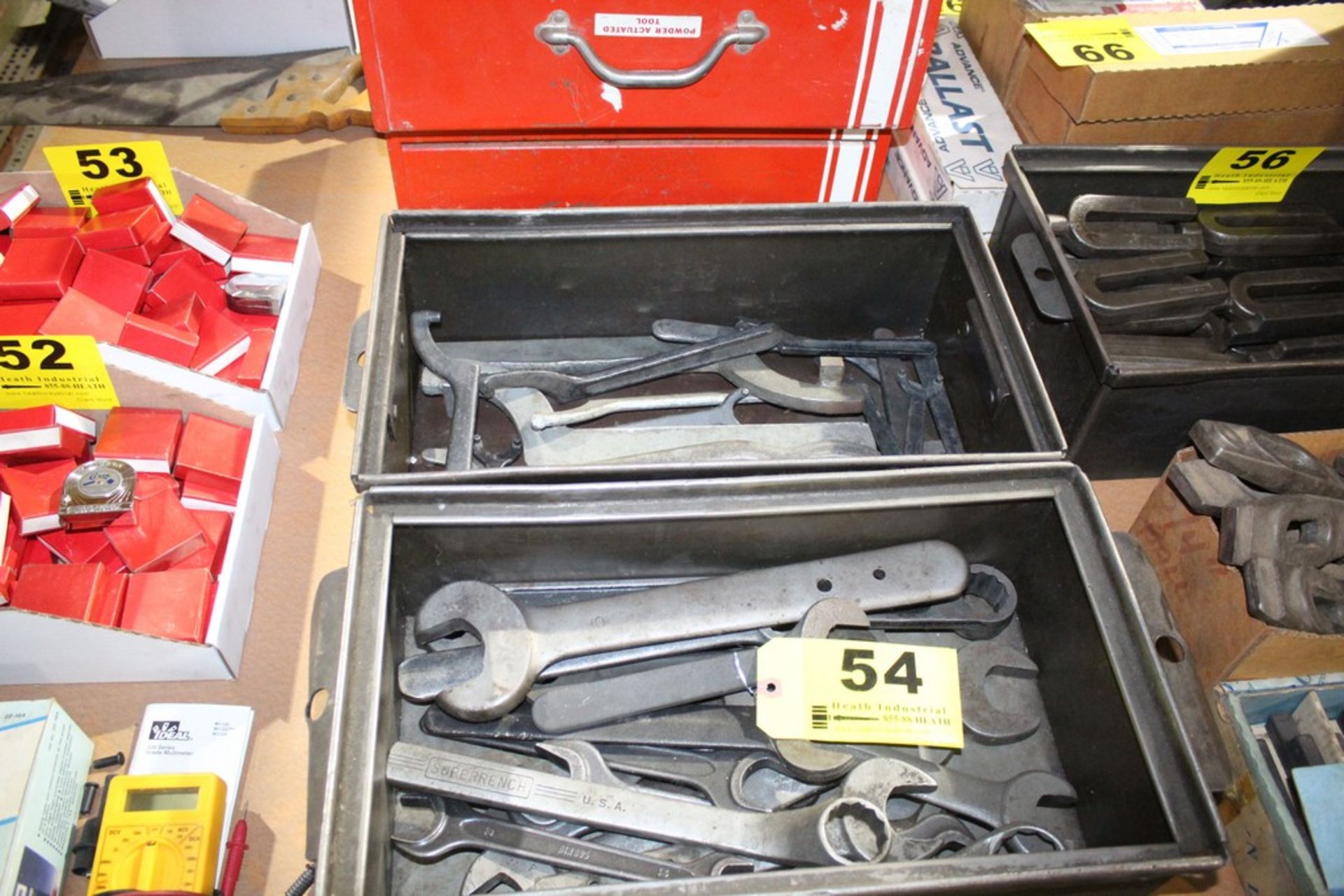 MACHINE WRENCHES AND SPANNER WRENCHES IN (2) BINS