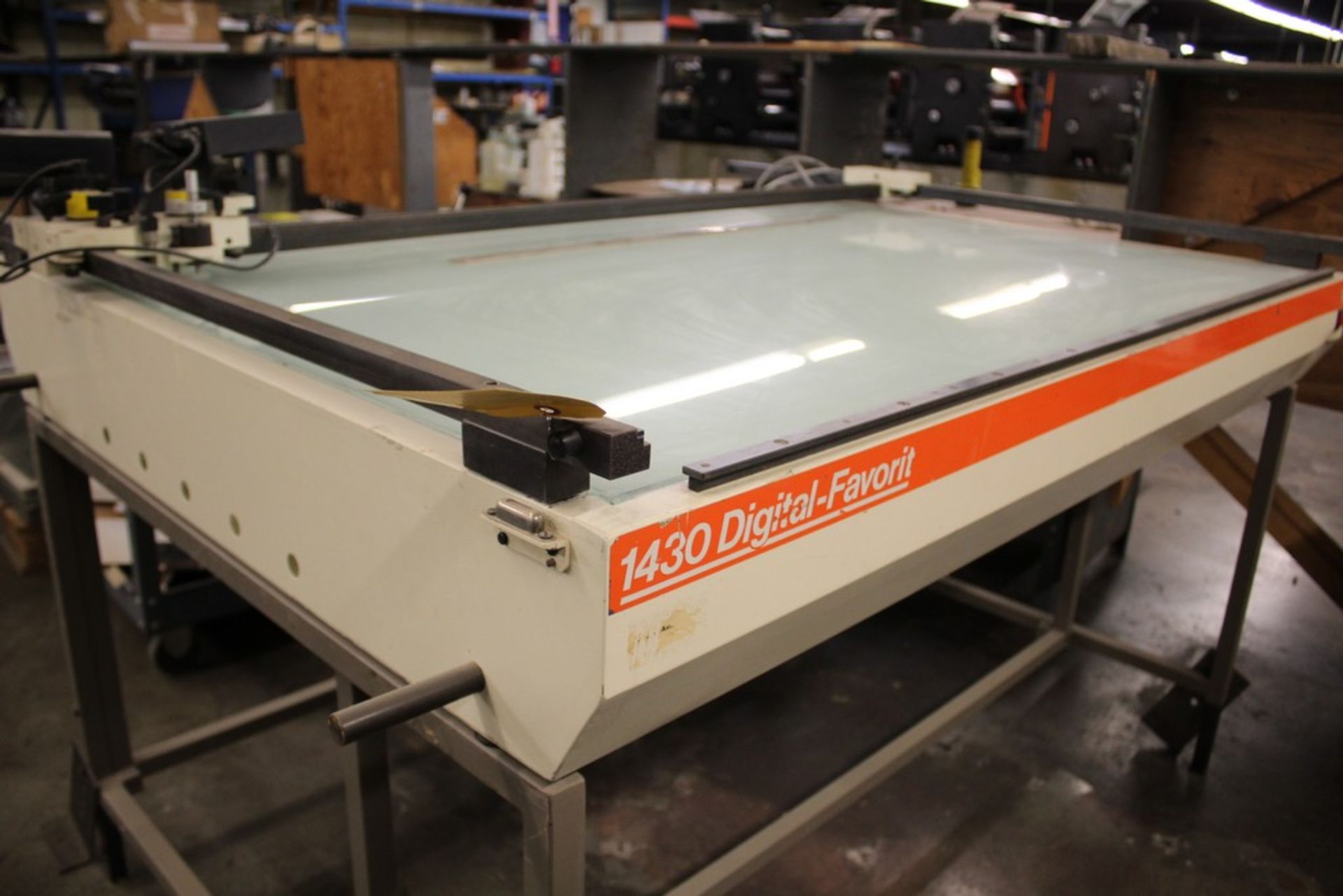 BACHER CONTROL MODEL 1430 LIGHT TABLE, 43" X 60" - Image 2 of 3