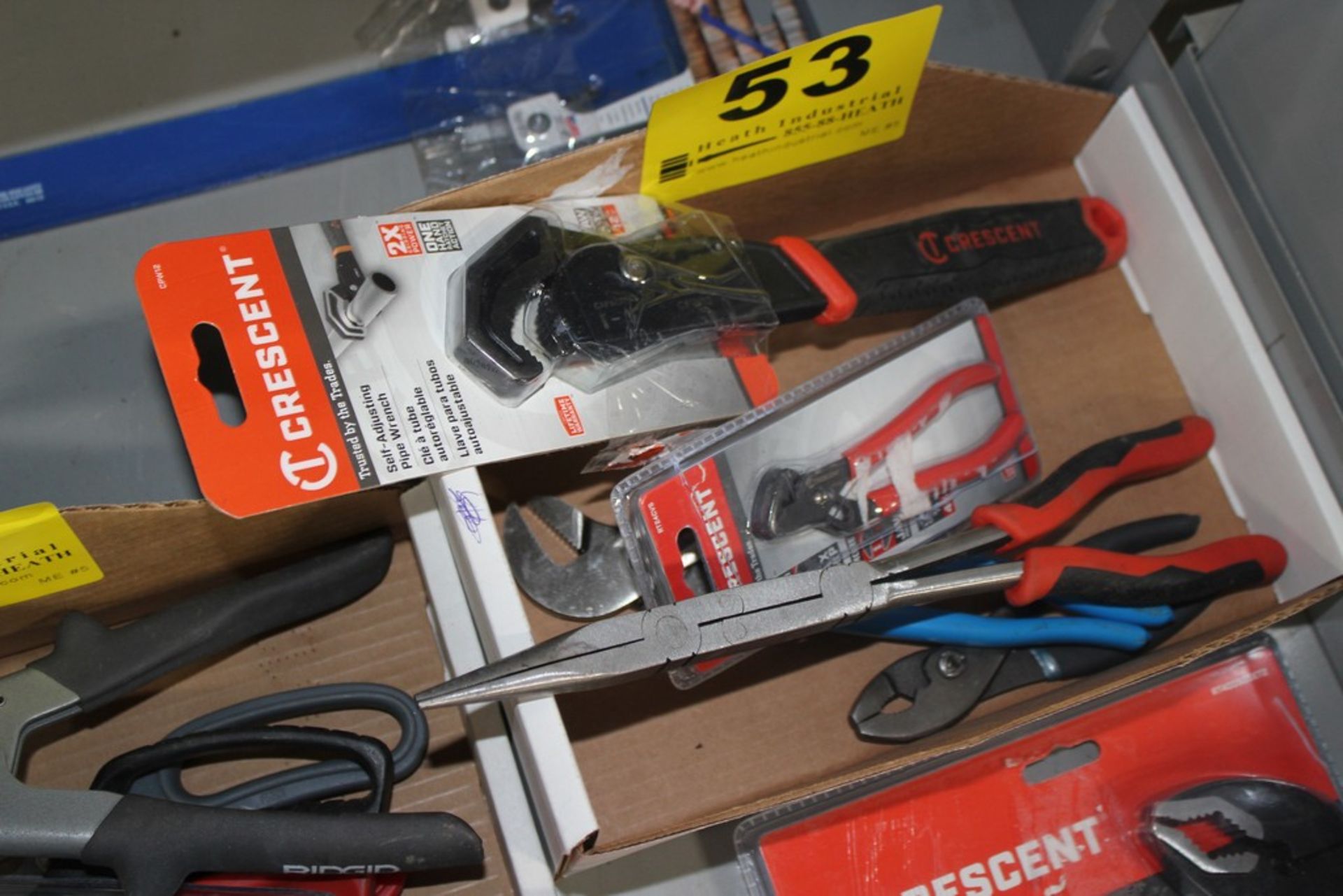 ASSORTED HAND TOOLS IN BOX