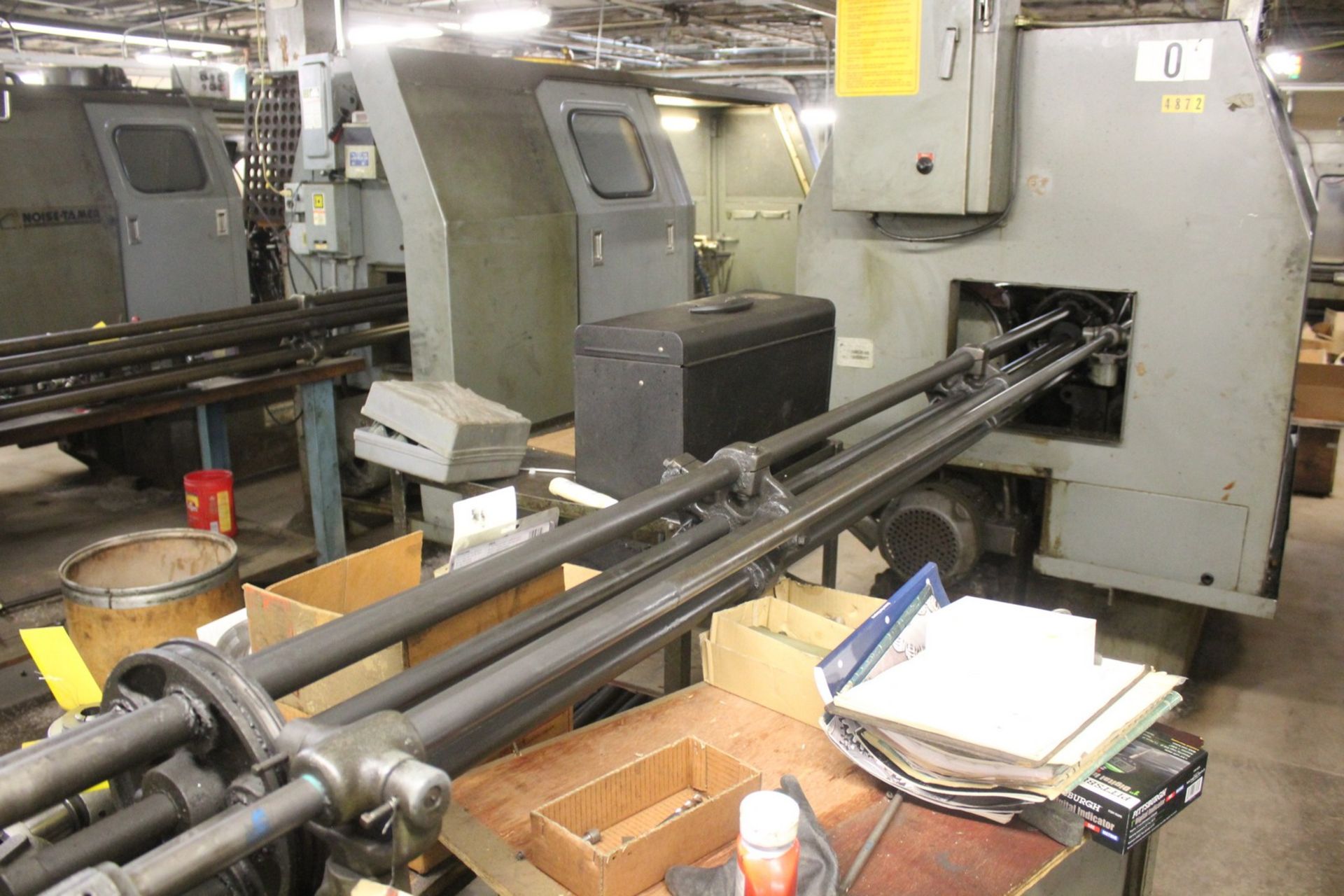 DAVENPORT 3/4” 5 SPINDLE MODEL B AUTOMATIC SCREW MACHINE, S/N 12213, MILLING ATTACHMENT, PICK-UP, - Image 5 of 5