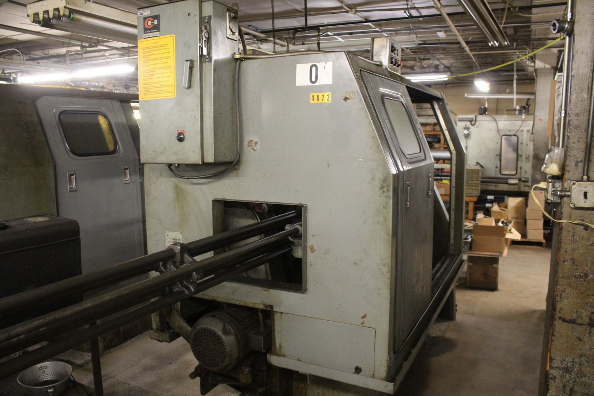 DAVENPORT 3/4” 5 SPINDLE MODEL B AUTOMATIC SCREW MACHINE, S/N 12213, MILLING ATTACHMENT, PICK-UP, - Image 4 of 5