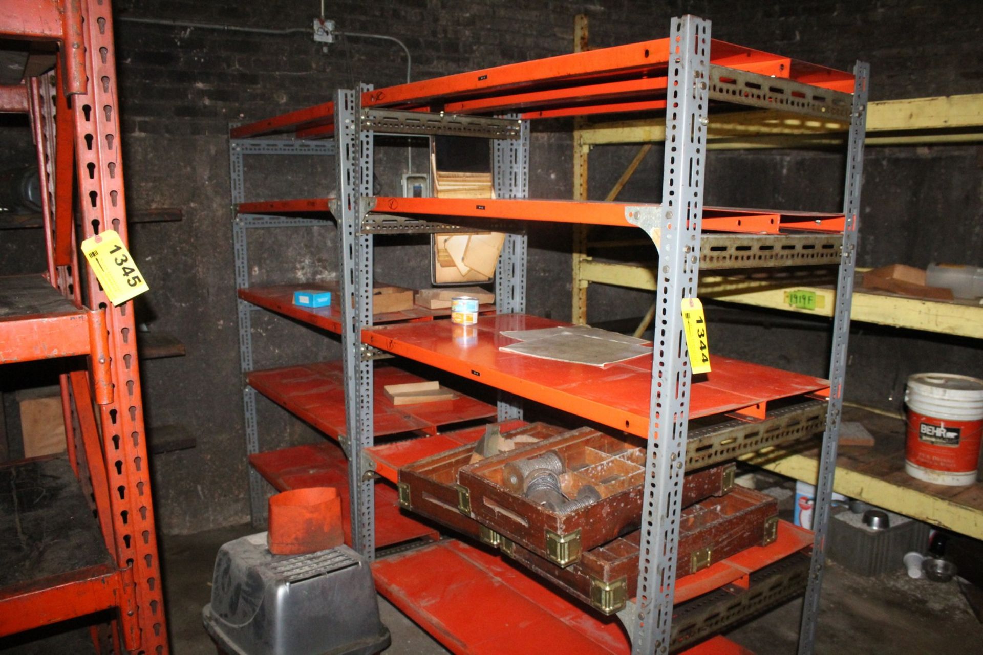 (4) ADJUSTABLE STEEL SHELVING UNITS