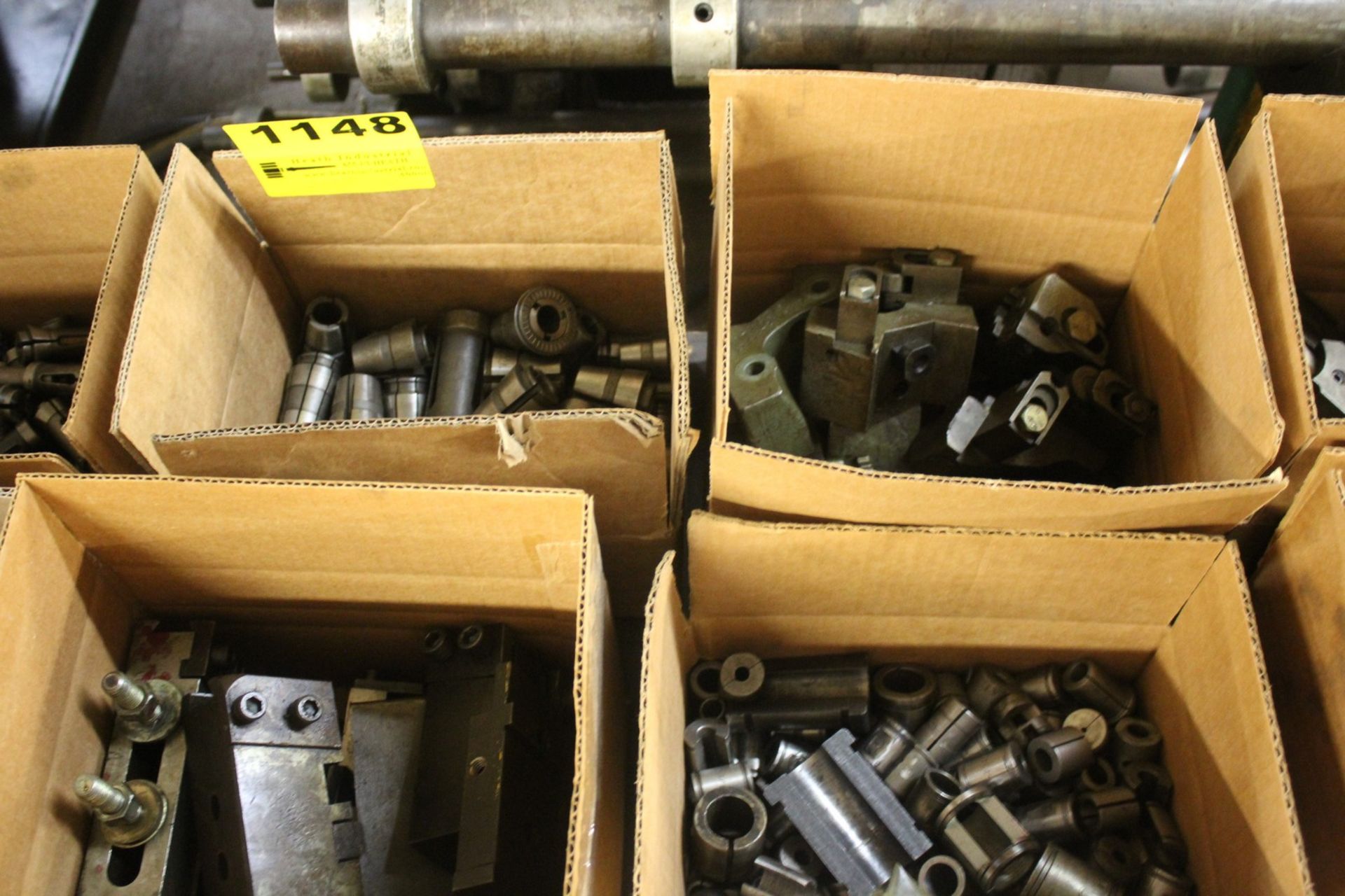 (4) BOXES OF MACHINE PARTS AND ACCESSORIES