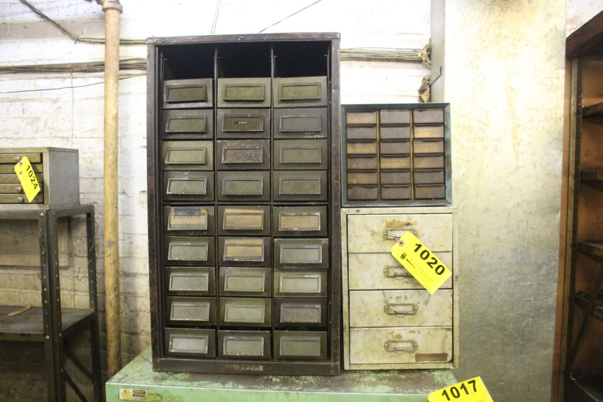 (3) ASSORTED SMALL PARTS CABINETS