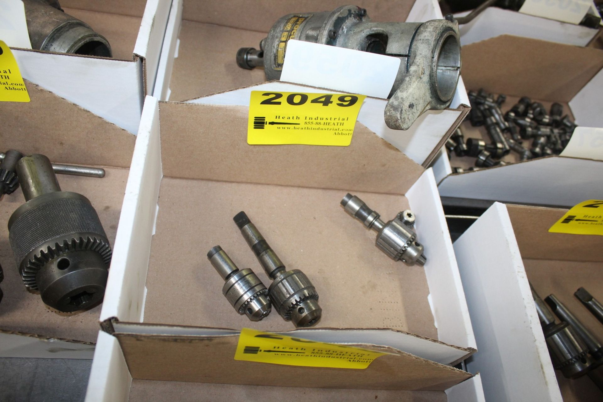 (4) ASSORTED JACOBS DRILL CHUCKS