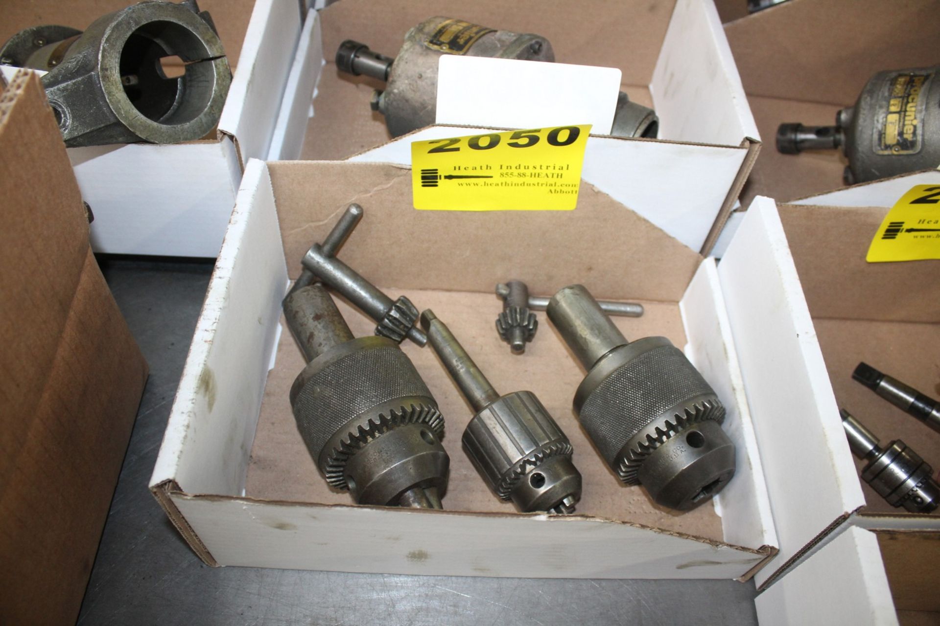 (3) ASSORTED DRILL CHUCKS