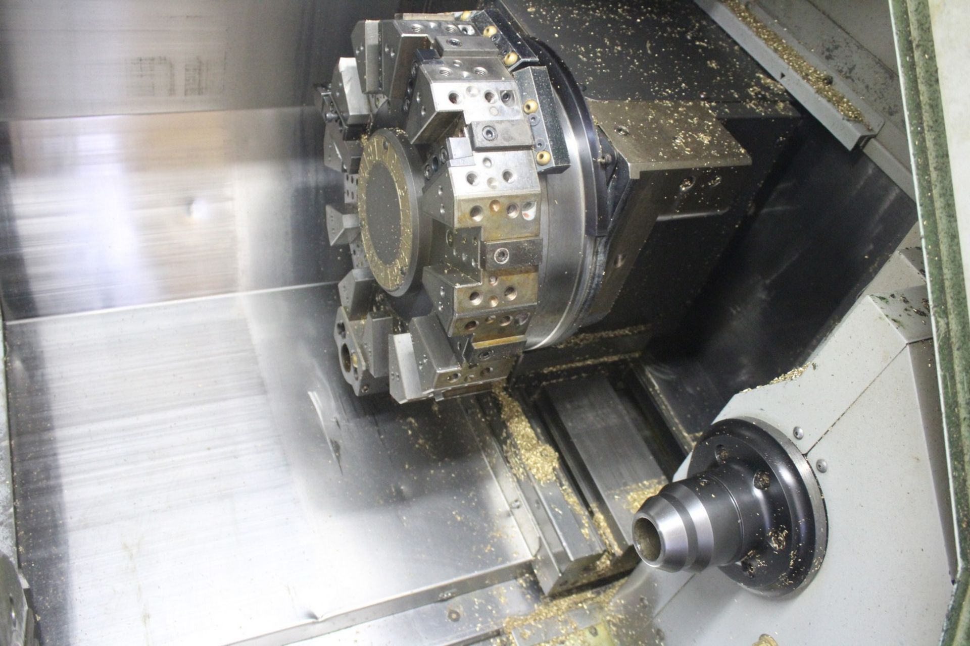 MORI SEIKI SL204S/500 CNC TURNING CENTER S/N SL200CG1783, SUB SPINDLE,9.3"X-AXIS TRAVEL,19.5" Z-AXIS - Image 4 of 6