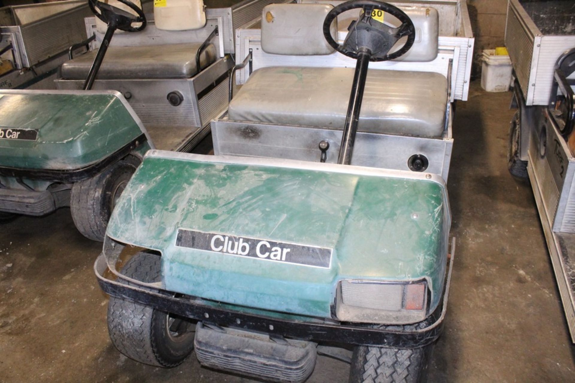 CLUB CAR TURF 2 GAS POWERED CART, MANUAL DUMP BED 4,562 HOURS CONDITION: TURNS OVER WITH A JUMP - Image 2 of 6