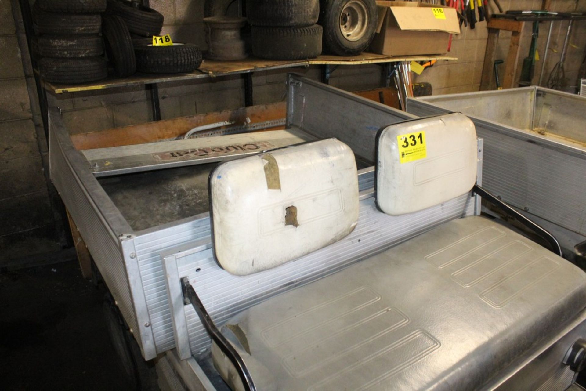 CLUB CAR CARRYALL II CART, MANUAL DUMP BED GAS POWERED CONDITION: TURNS OVER WITH A JUMP - Image 3 of 4