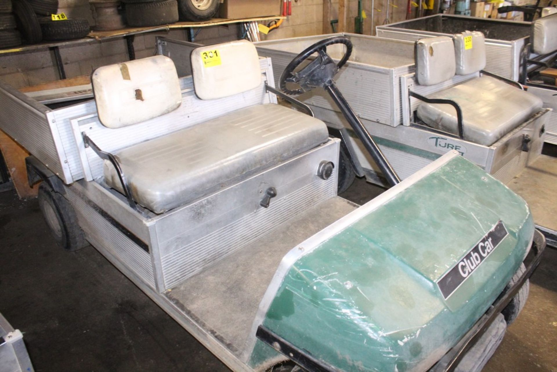 CLUB CAR CARRYALL II CART, MANUAL DUMP BED GAS POWERED CONDITION: TURNS OVER WITH A JUMP - Image 2 of 4