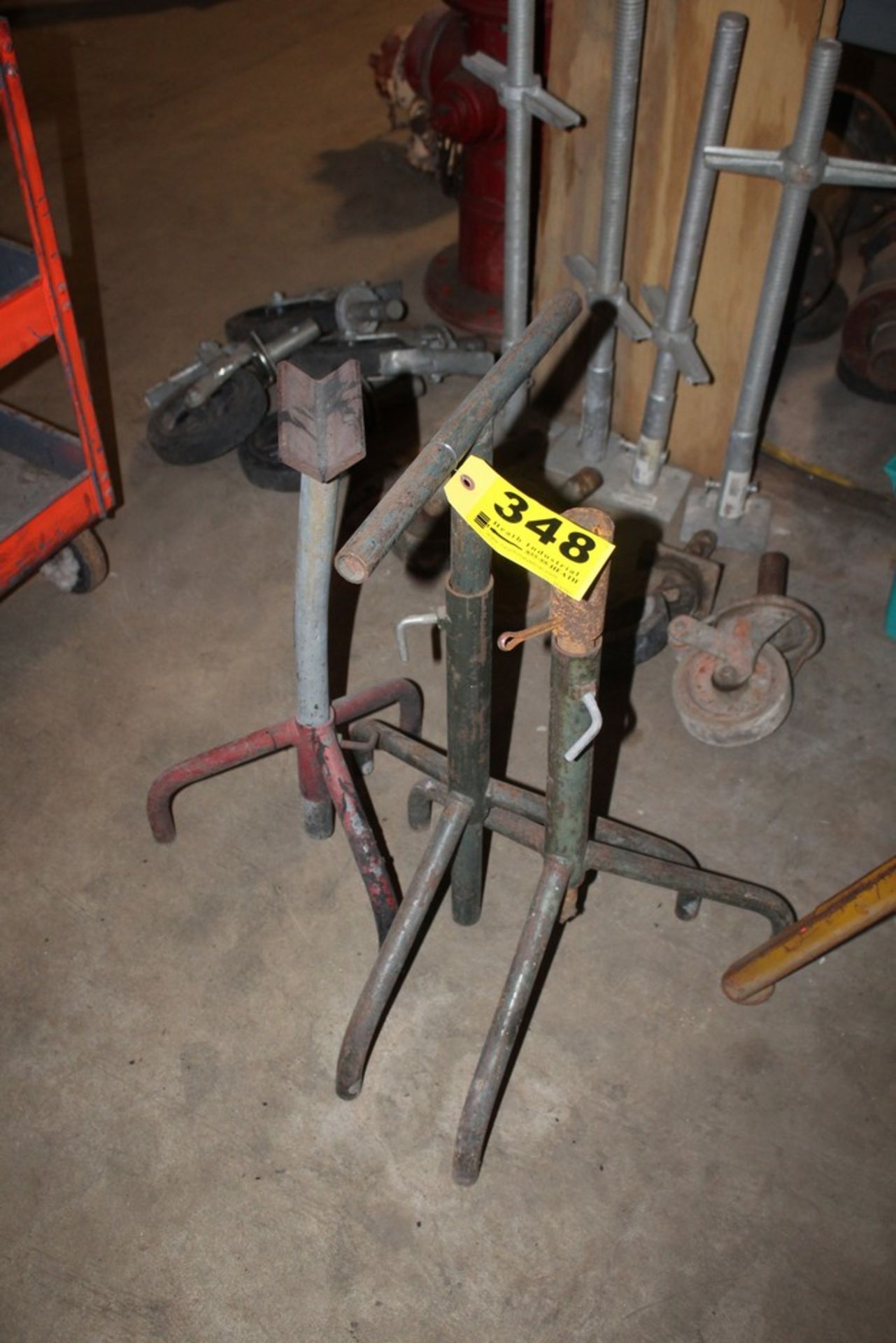 (3) ASSORTED PIPE STANDS