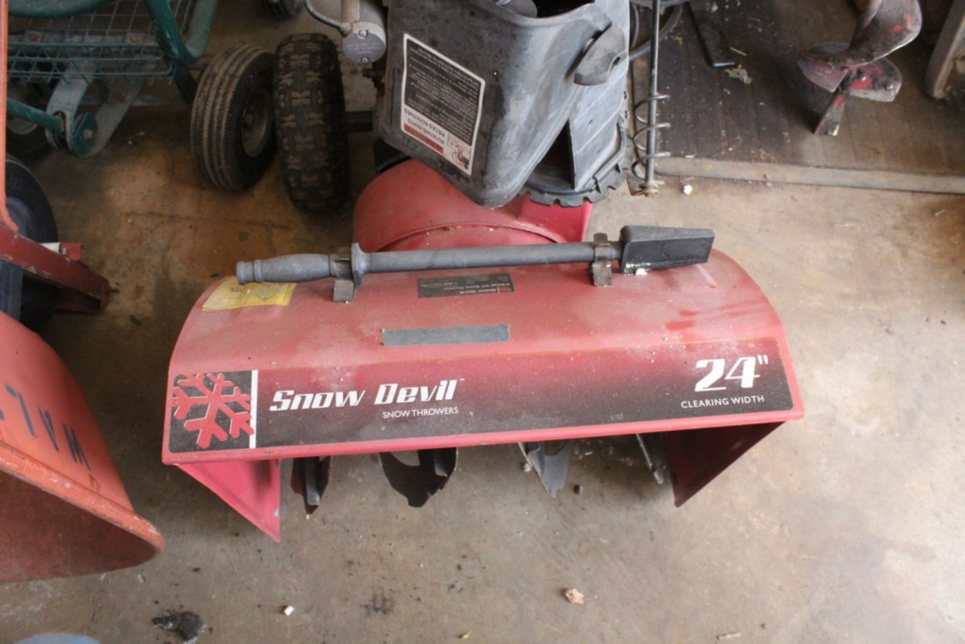 SNOW DEVIL 24" TWO STAGE GAS POWERED SNOW BLOWER - Image 2 of 3