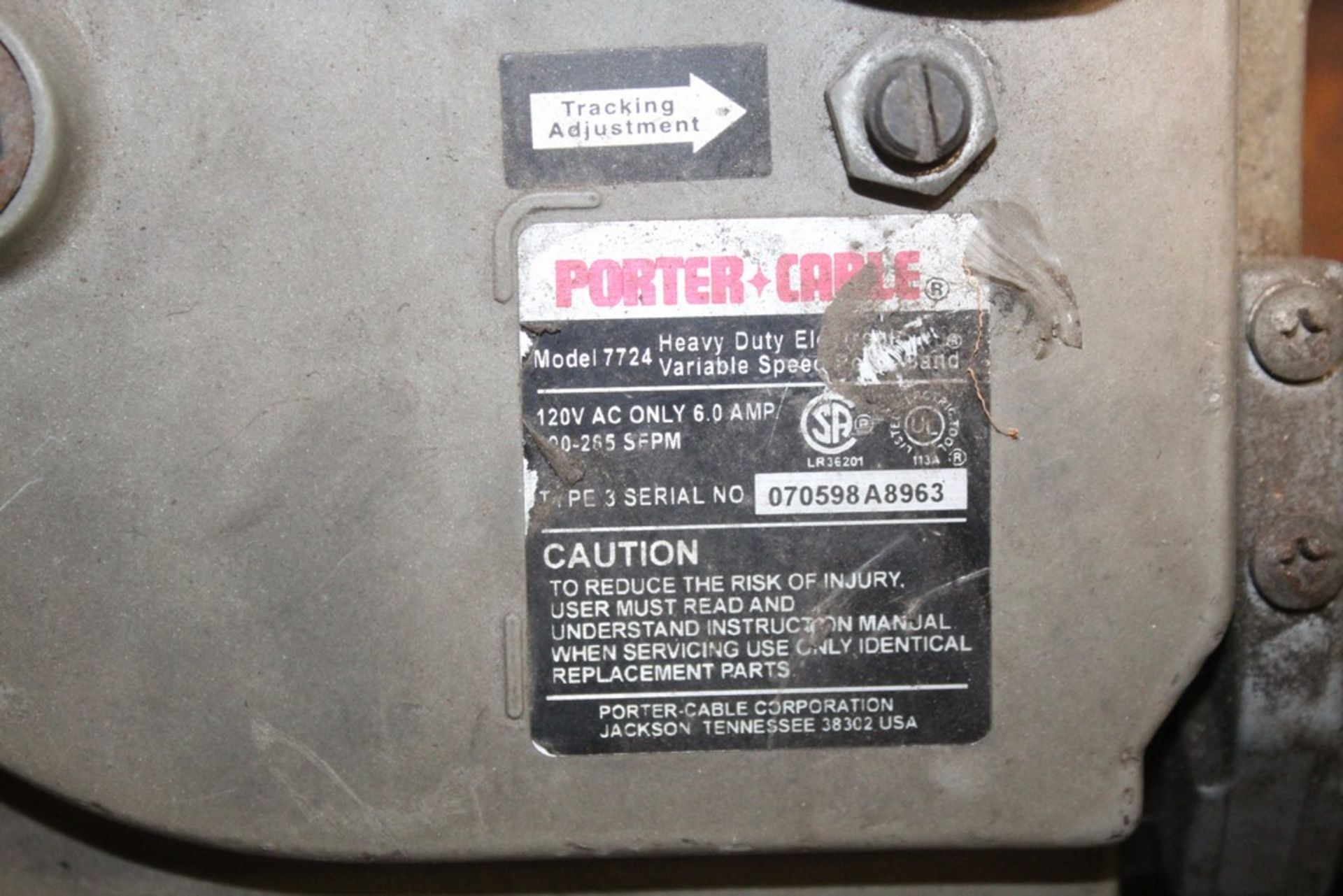 PORTER CABLE PORTABAND BAND SAW - Image 2 of 2