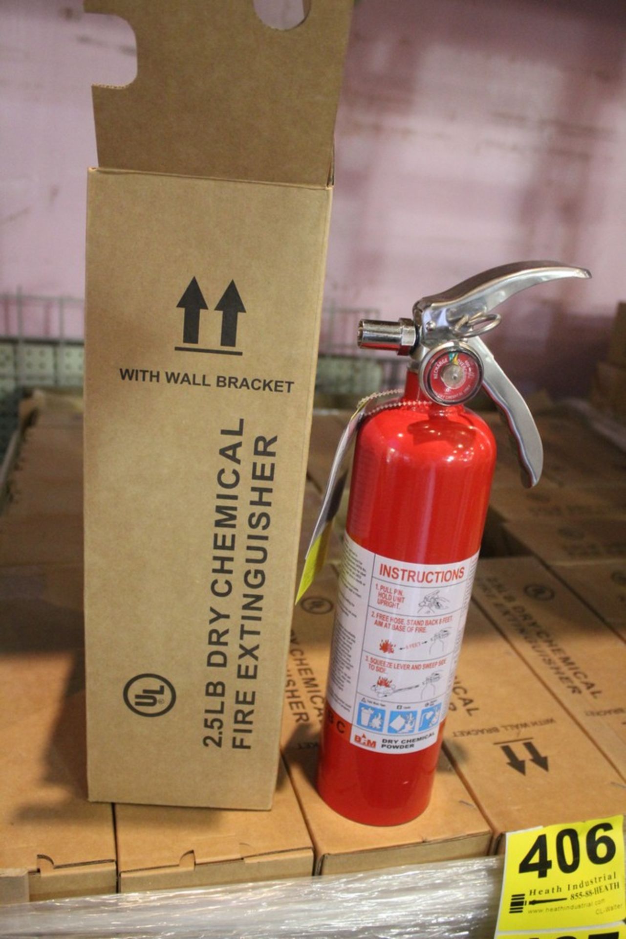 (10) 25 LB DRY CHEMICAL FIRE EXTINGUISHERS - Image 2 of 2