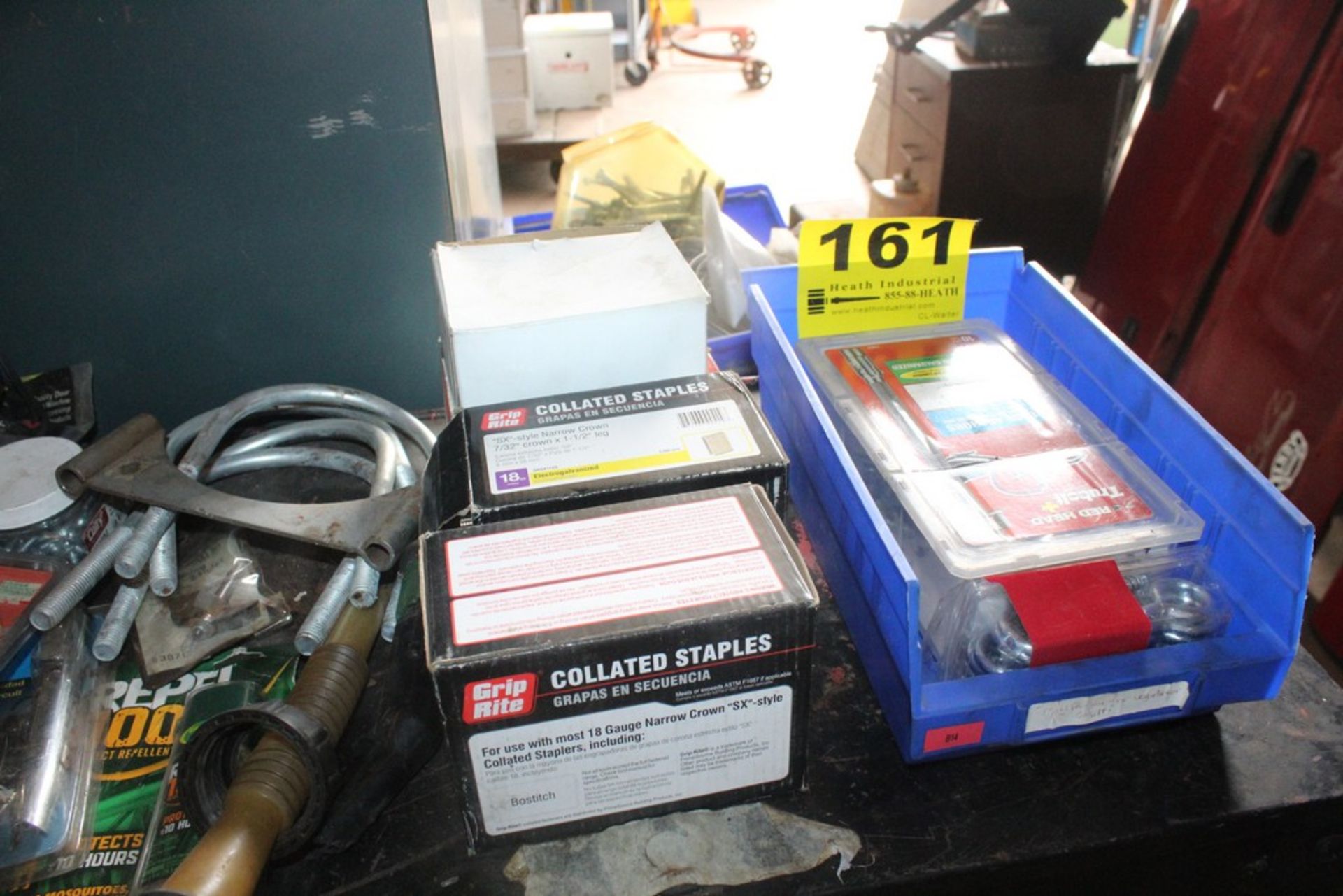 ASSORTED HARDWARE ON TOP OF SHELVING UNIT - Image 3 of 3