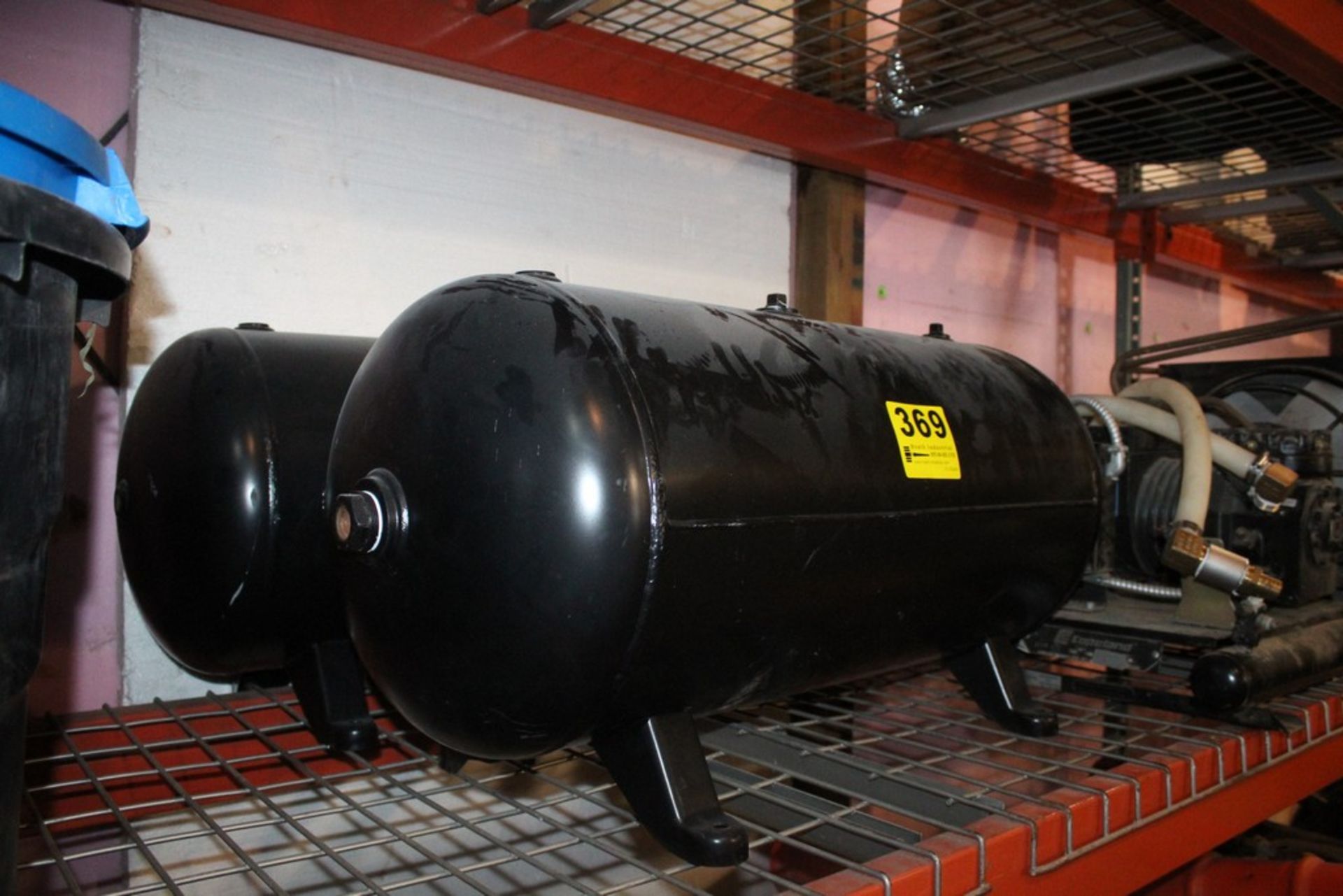 (2) AIR TANKS, 13" DIAMETER X 36" LONG & (2) COMPRESSOR UNITS - Image 2 of 3