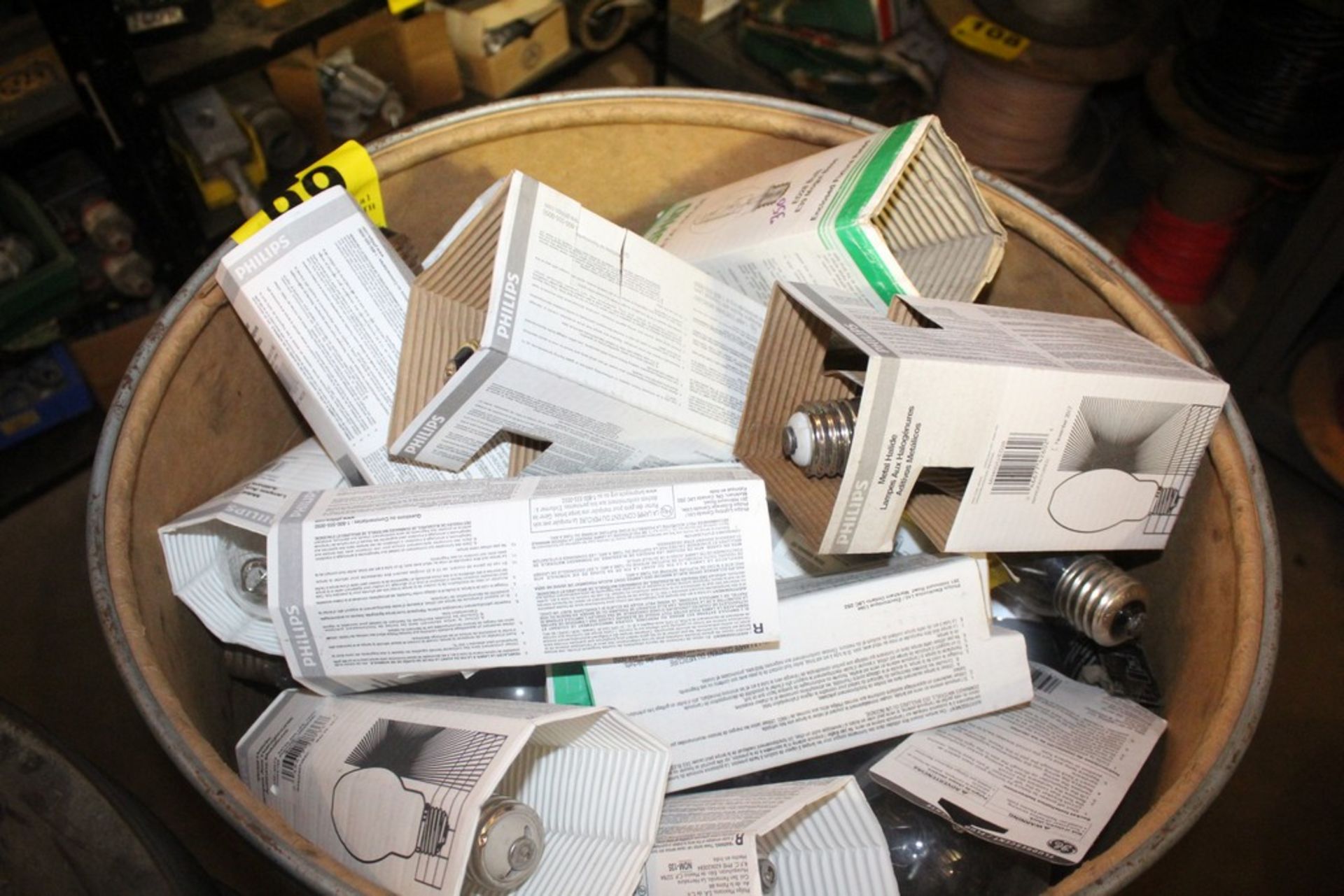 ASSORTED METAL HALIDE LIGHT BULBS IN BARREL - Image 2 of 2