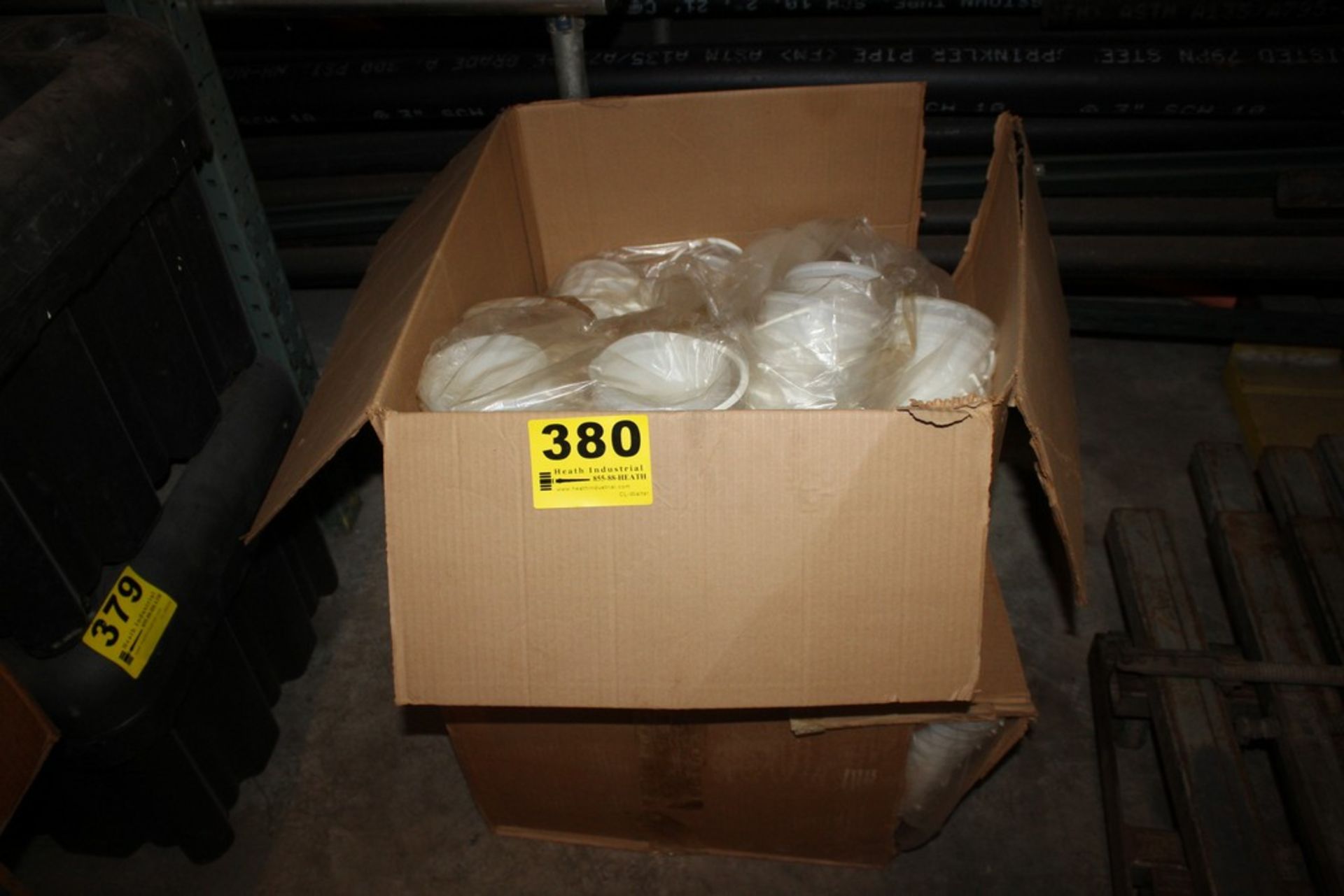 LARGE QTY OF SMAL PLASTIC PAILS IN (2) BOXES
