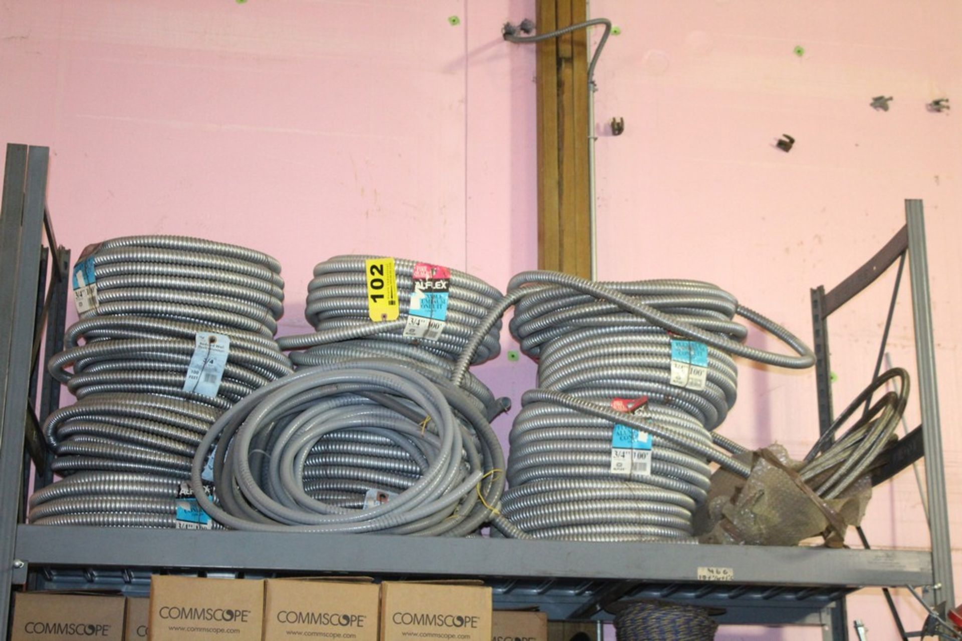 LARGE QTY OF 3/4" FLEXIBLE BX CONDUIT