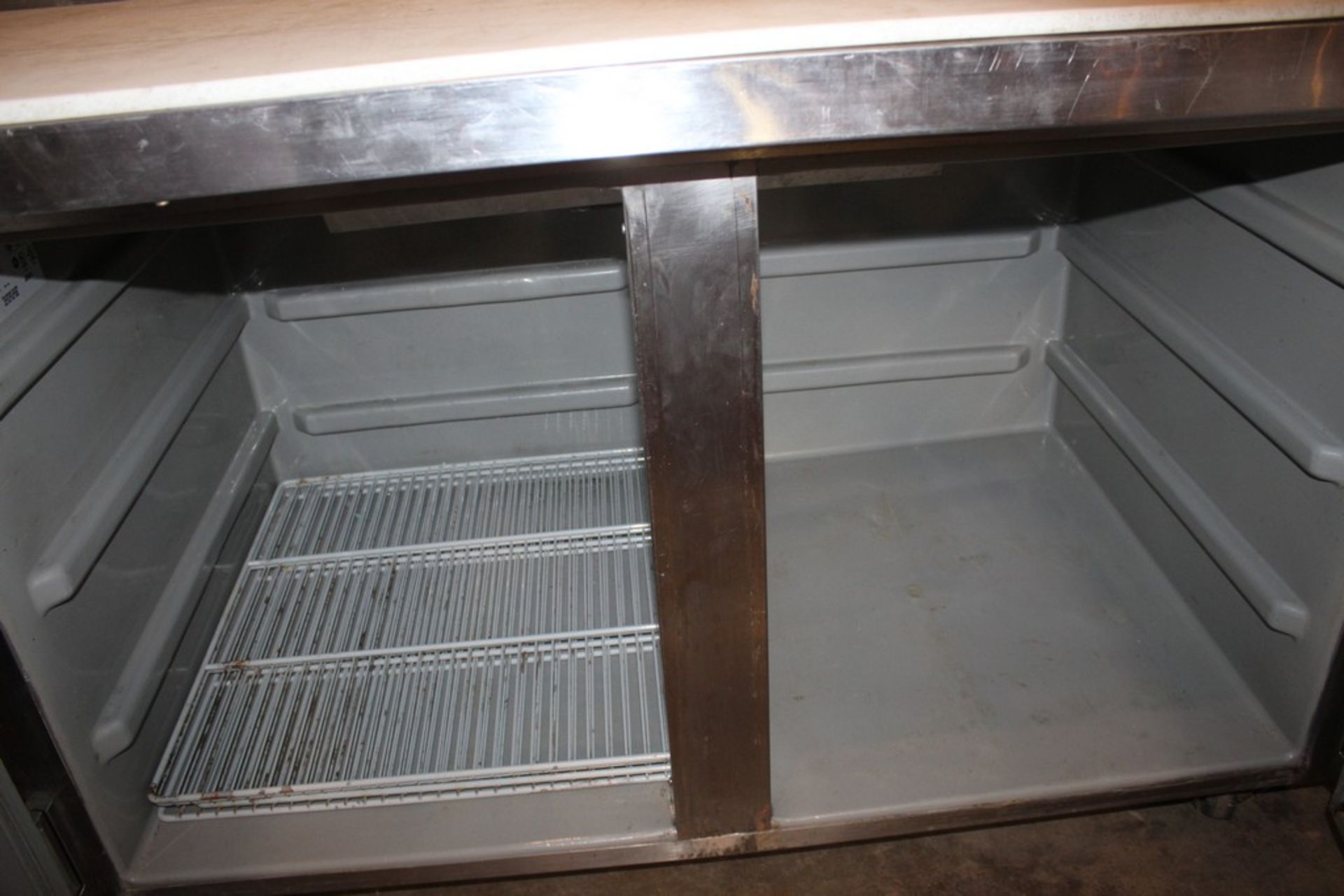 VICTORY REFRIDGERATED PREP TABLE, 65" X 34" X 36" - Image 3 of 4