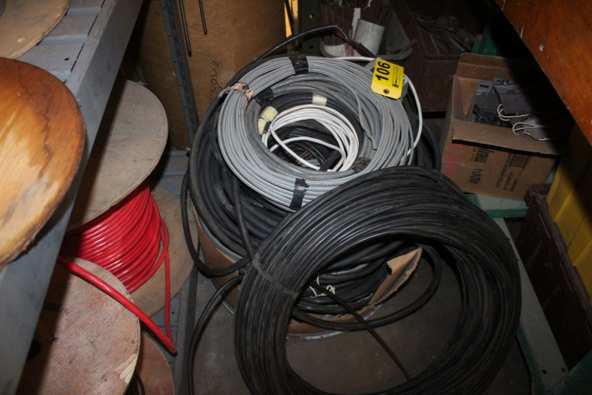 ASSORTED WIRE ON FLOOR