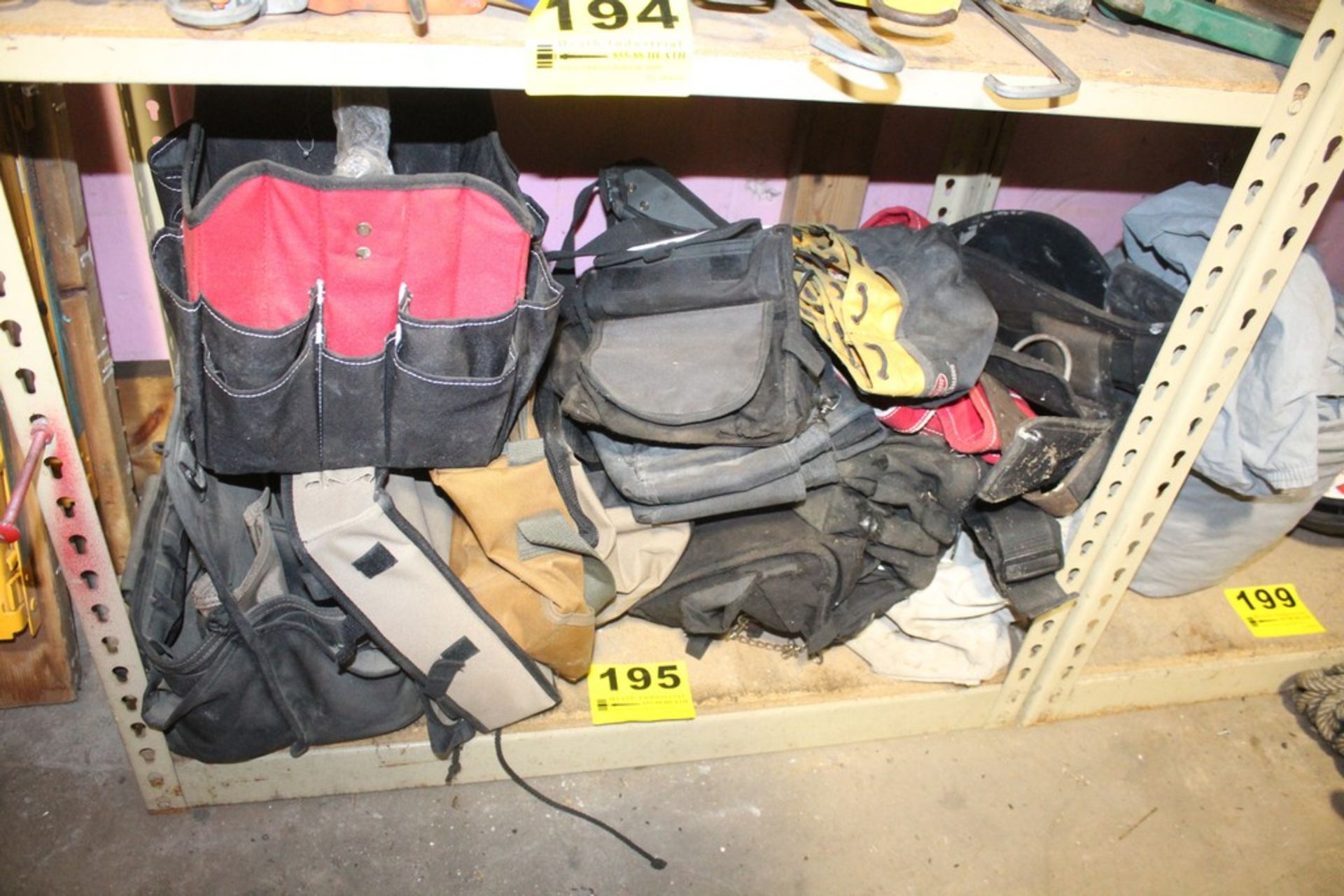 LARGE QTY OF TOOL BAGS