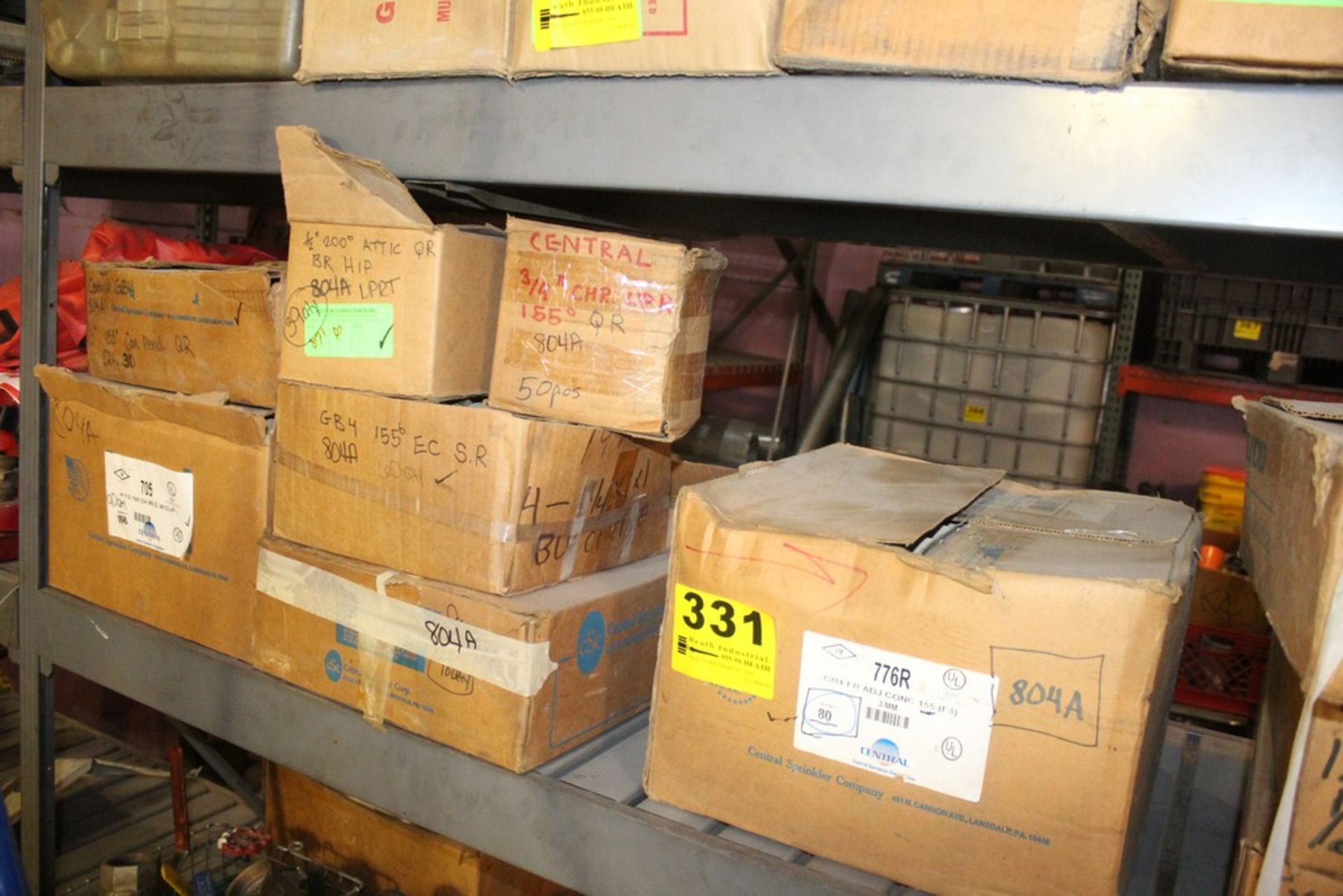 LARGE QTY OF PIPE FITTINGS & SUPPLIES ON SHELF