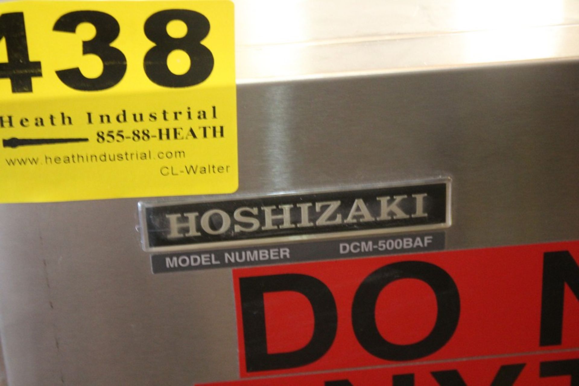 HOSHIZAKI MODEL DCM-500BAF COUNTERTOP ICE MAKER & WATER DISPENSER - Image 2 of 3