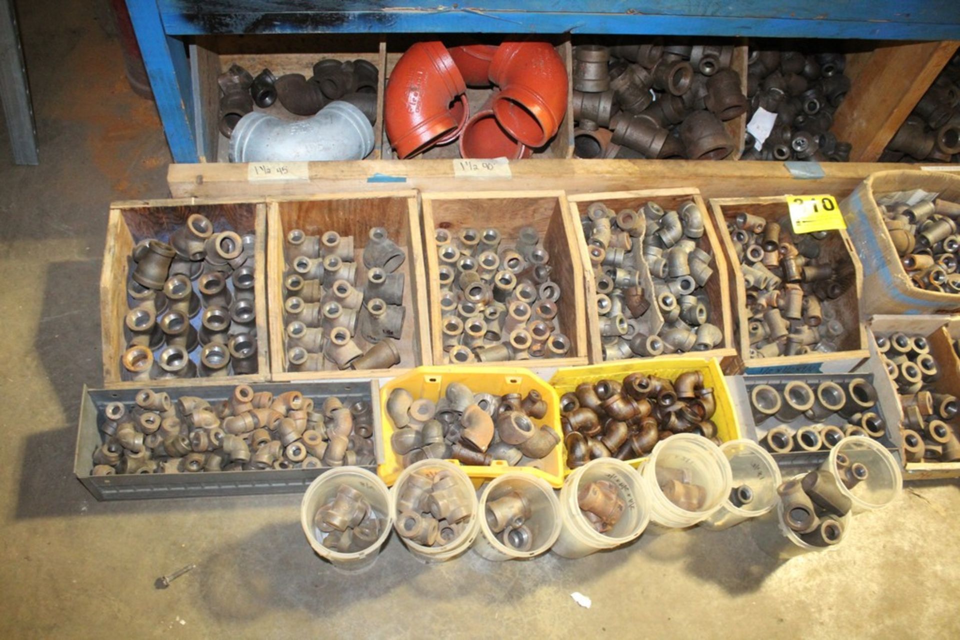 LARGE QTY OF PIPE FITTINGS IN (25) BOXES - Image 2 of 3