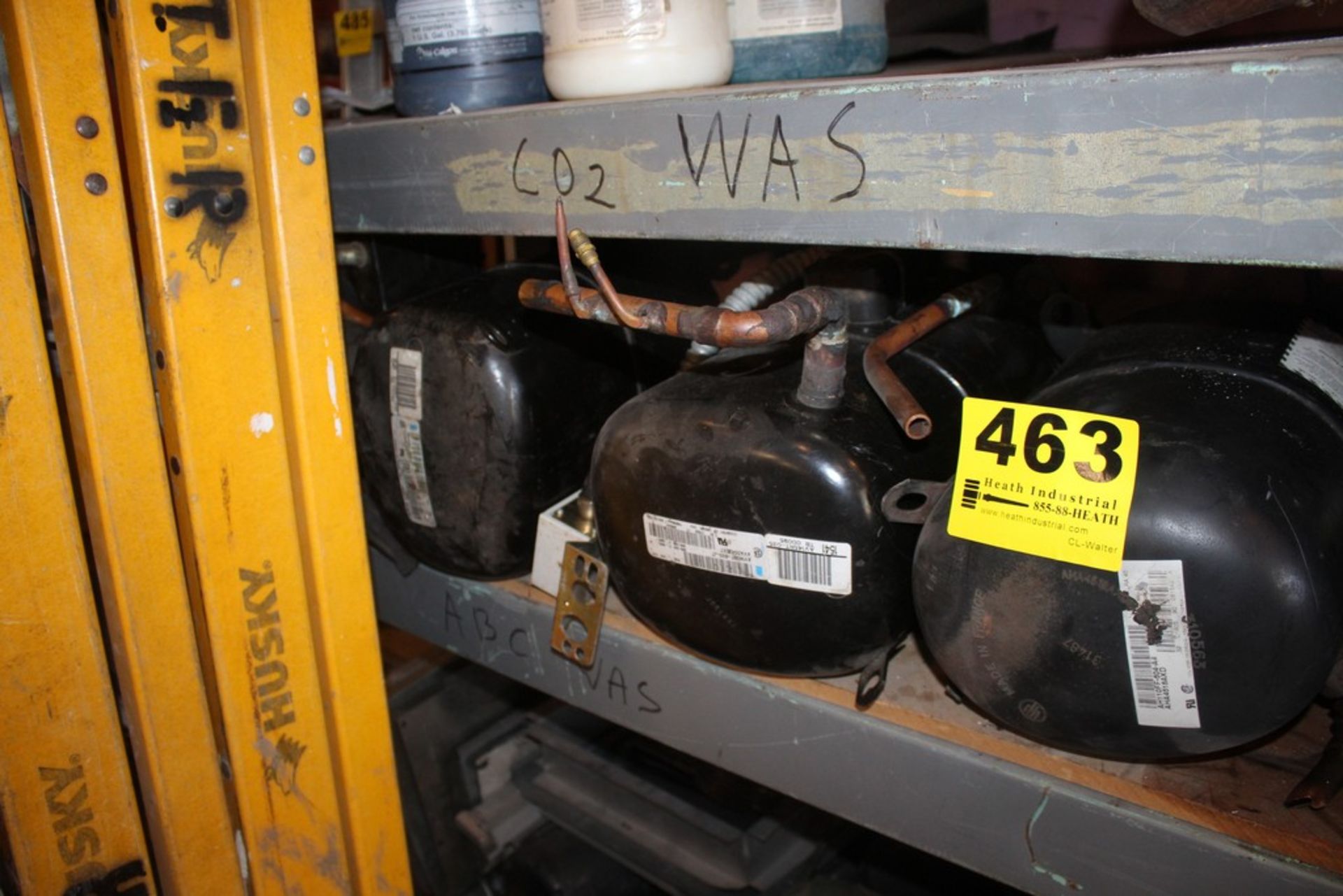 (4) REFRIGERATION COMPRESSOR TANKS