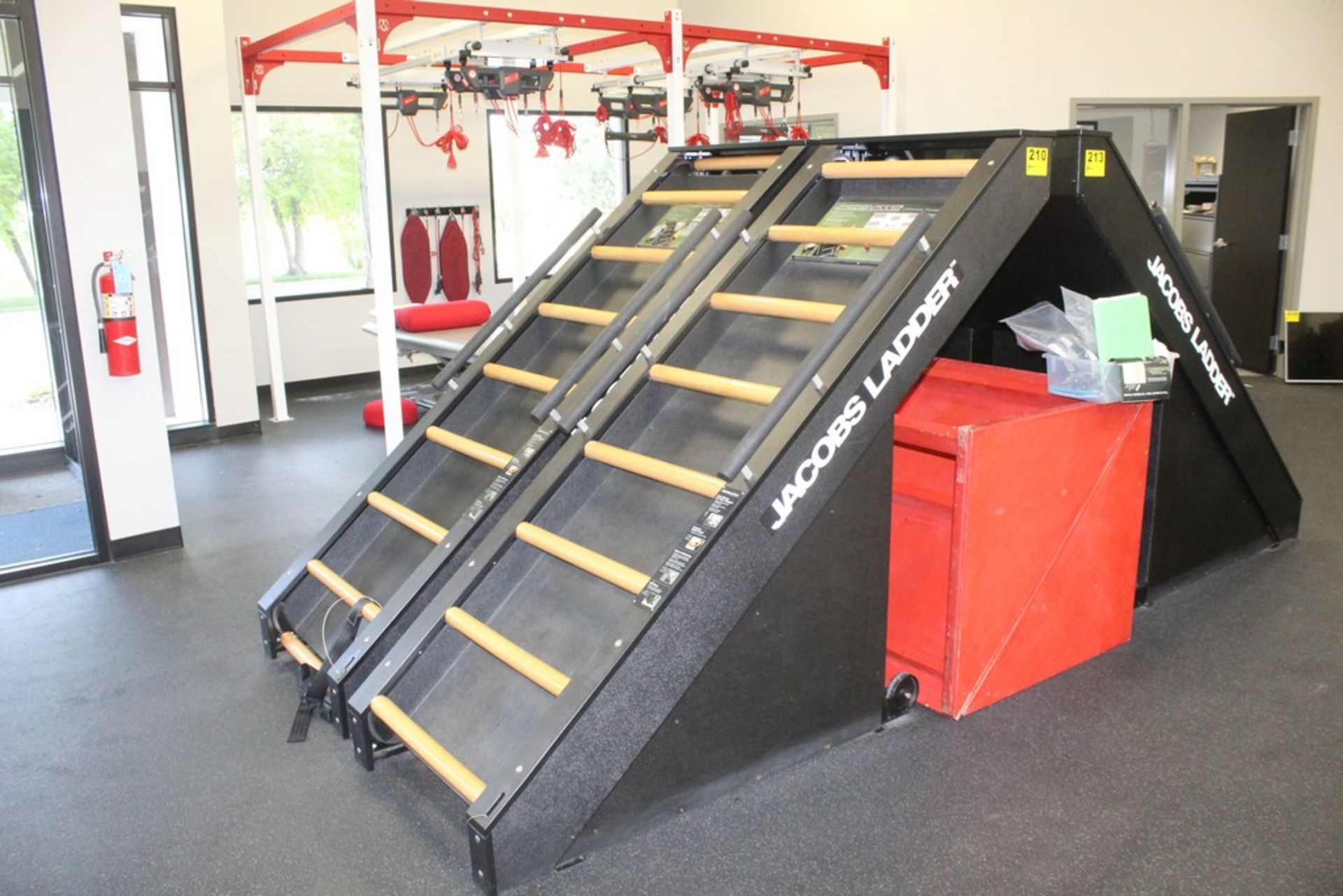 JACOBS LADDER TREADMILL STYLE LADDER MACHINE, S/N 10151 WITH DIGITAL PANEL