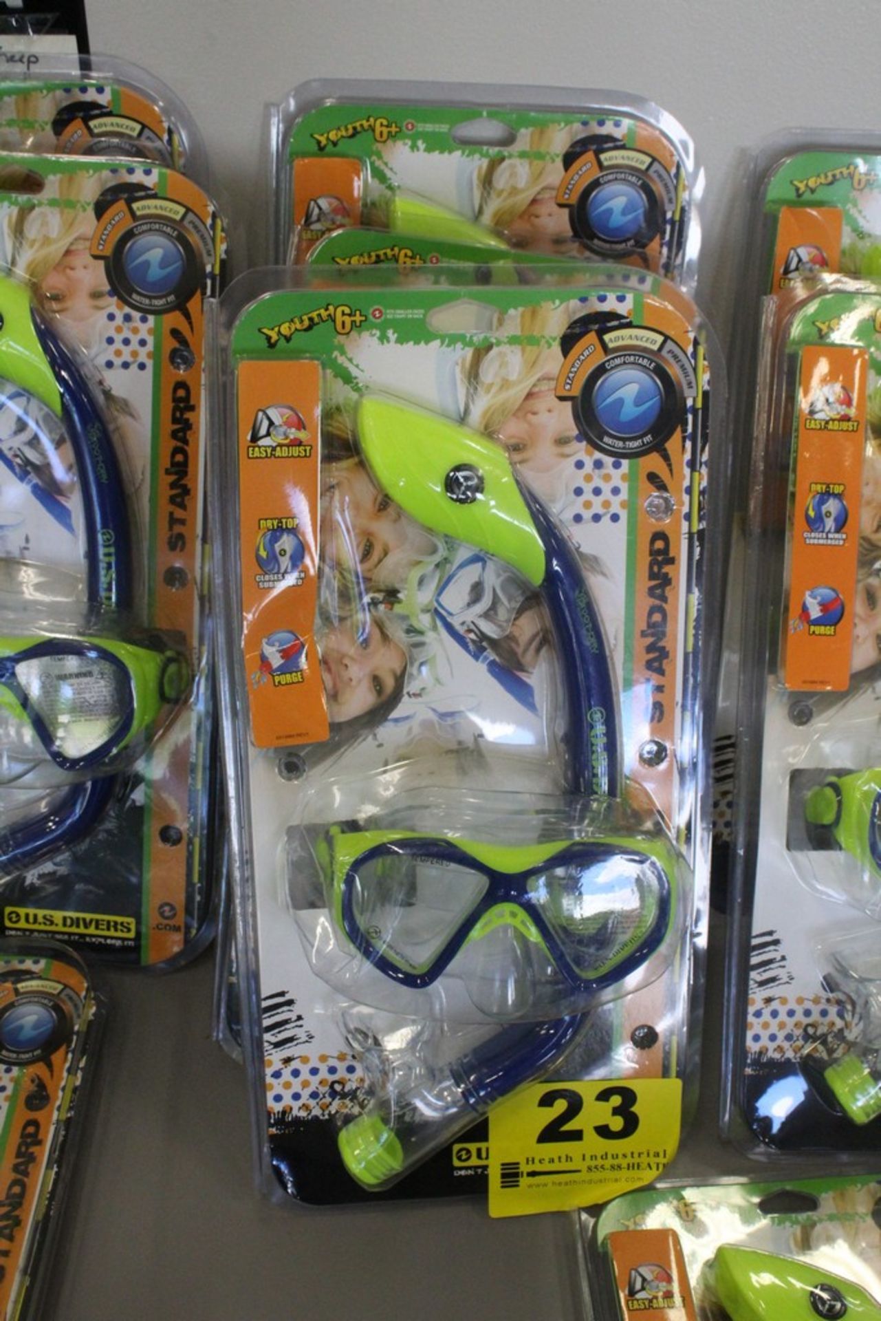 (3) U.S DIVERS JUNIOR MASK AND SNORKEL SETS