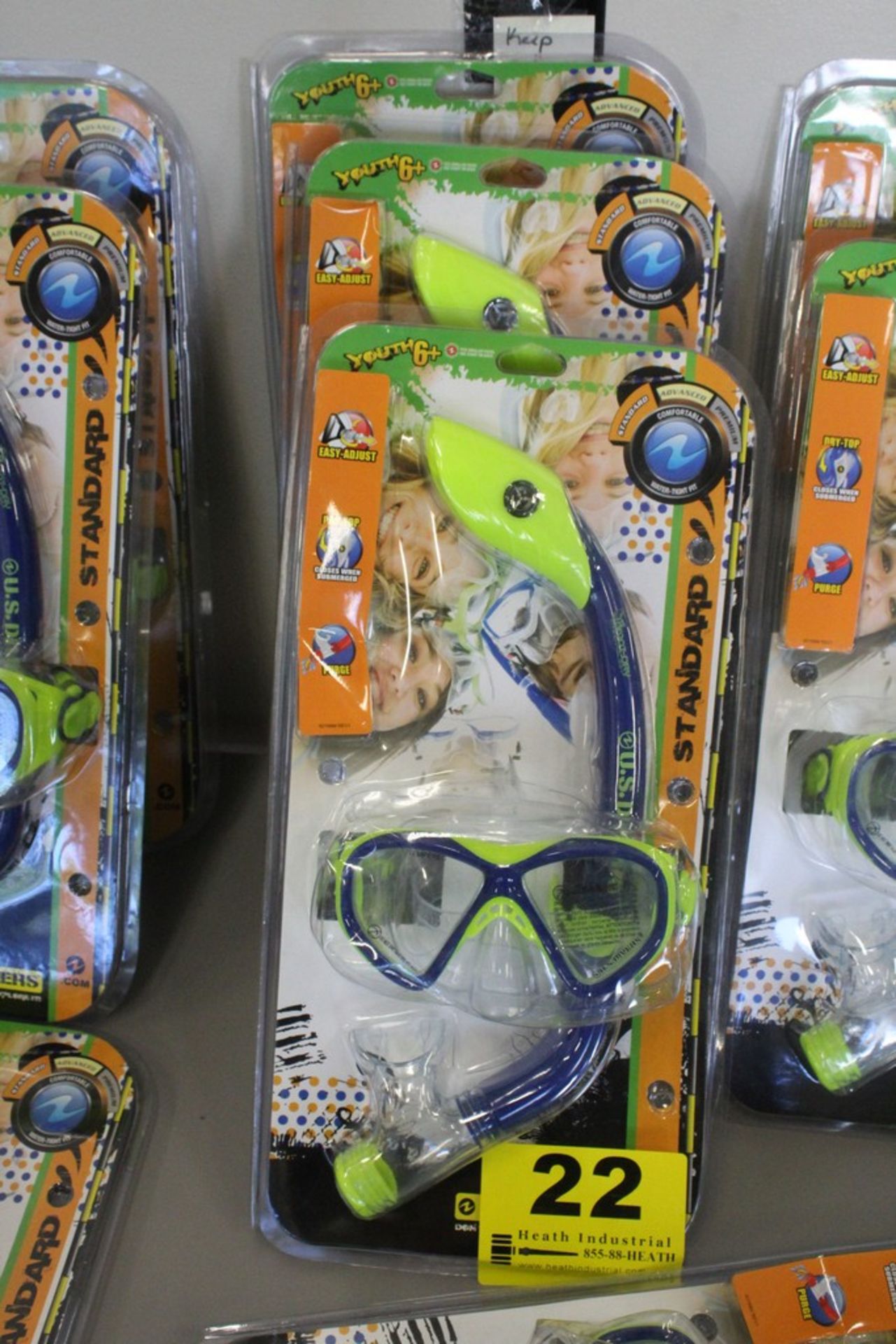 (3) U.S DIVERS JUNIOR MASK AND SNORKEL SETS