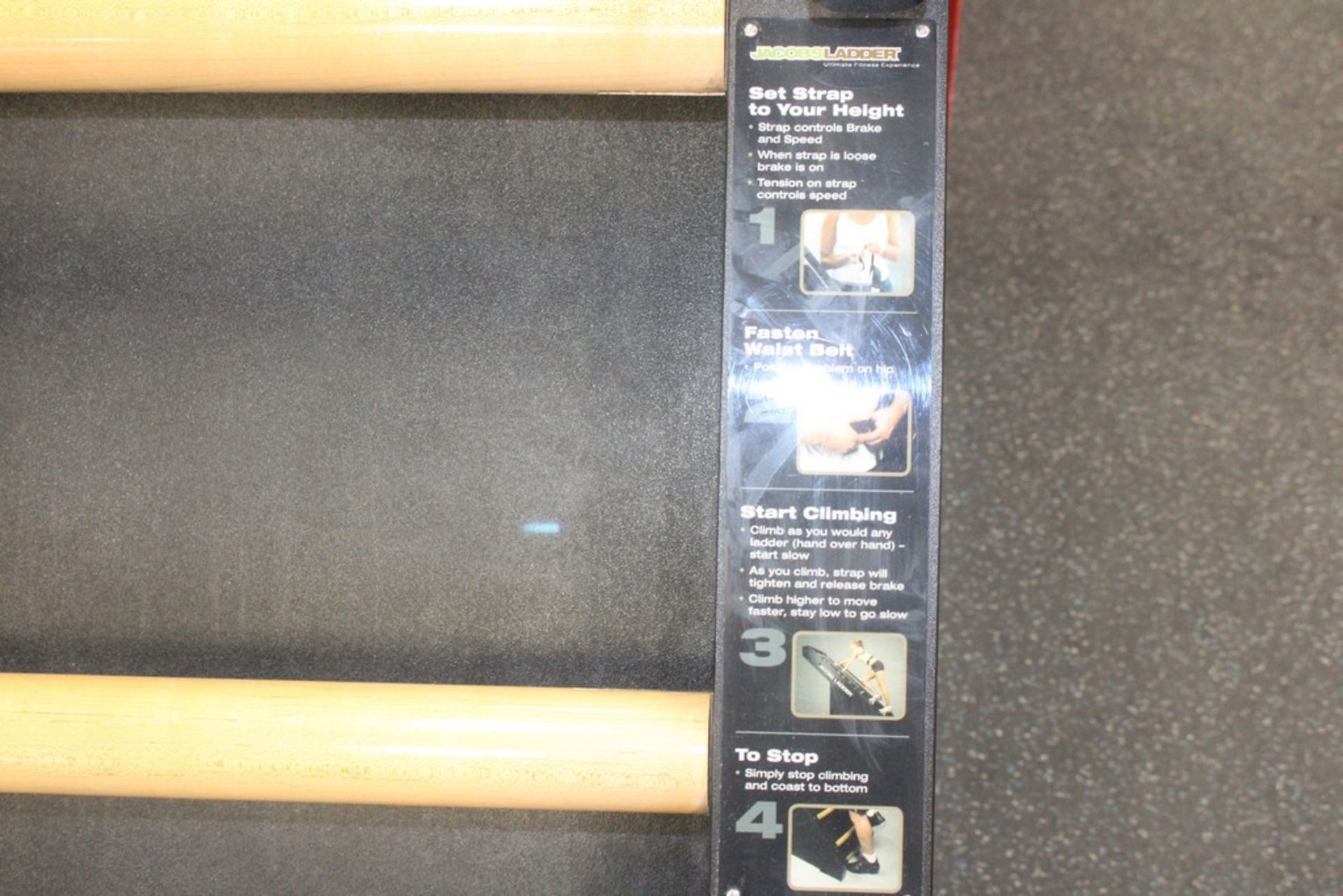 JACOBS LADDER TREADMILL STYLE LADDER MACHINE, S/N 10151 WITH DIGITAL PANEL - Image 4 of 4