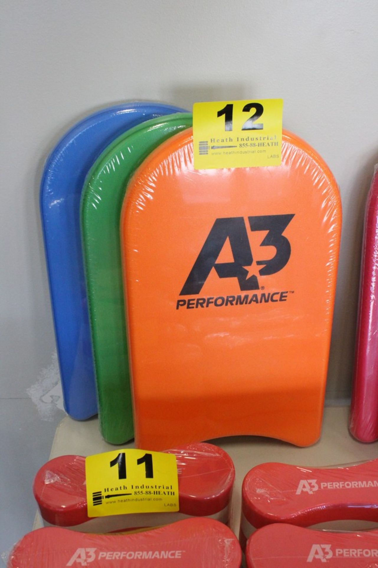 (3) A3 PERFORMANCE KICK BOARDS, ASSORTED COLORS