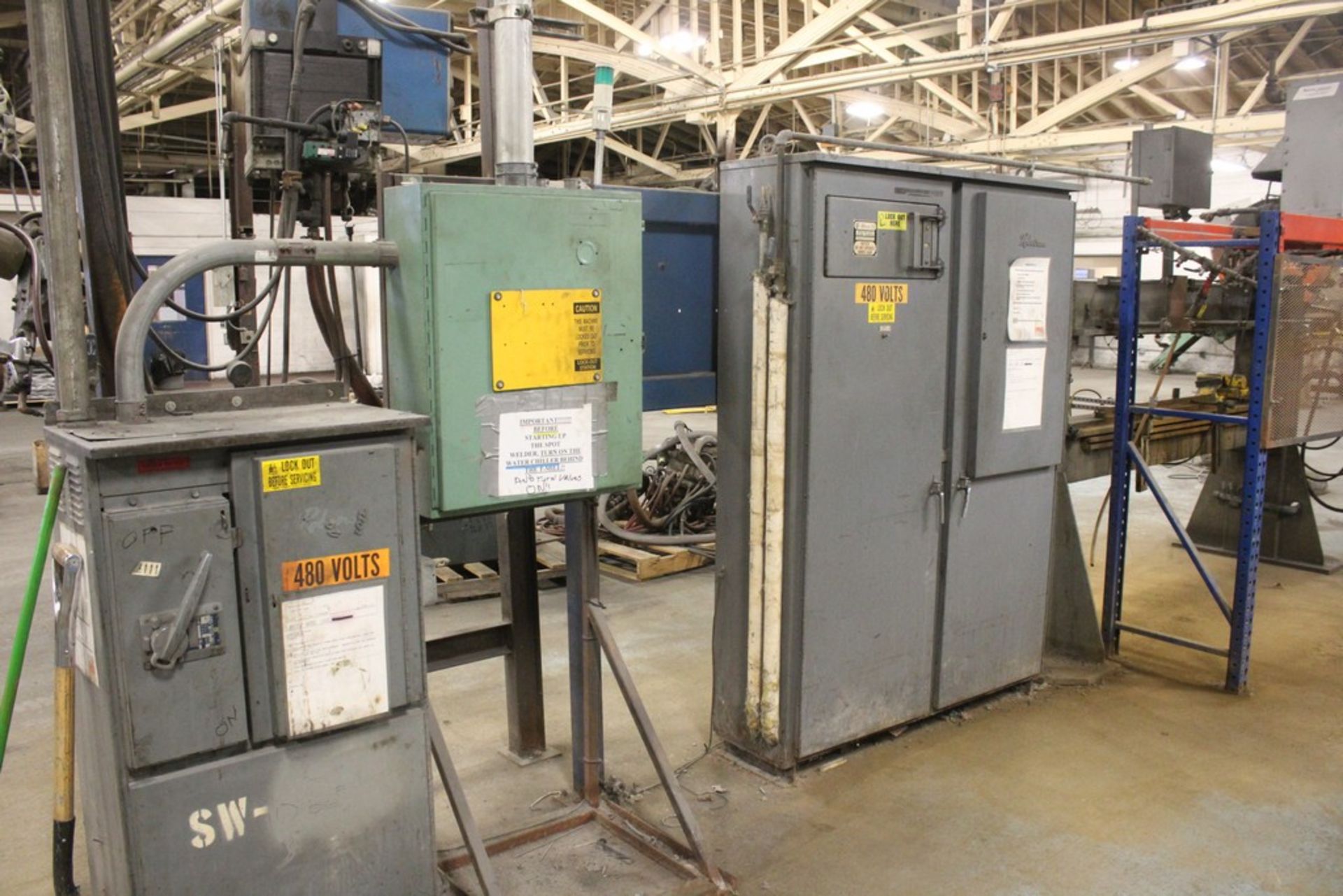 ROBOTRON 75 KVA APPROX. HAND HELD SPOT WELDERS WITH ENTRON CONTROL Loading Fee: $300 - Image 7 of 8