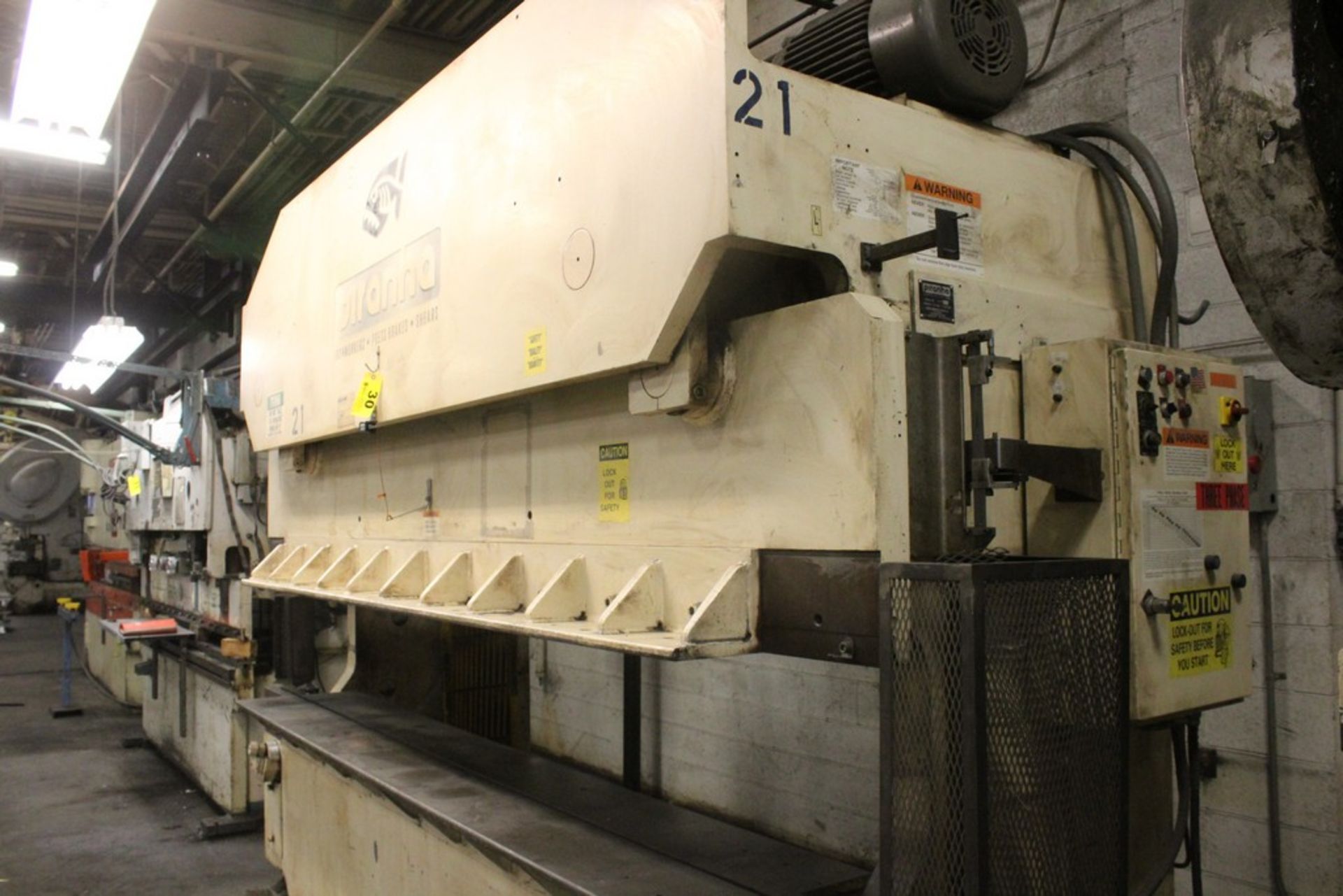 PIRANHA 175 TON MODEL 175-12 HYDRAULIC PRESS BRAKE, S/N 17512-1041, NEW 2000 - Image 7 of 7