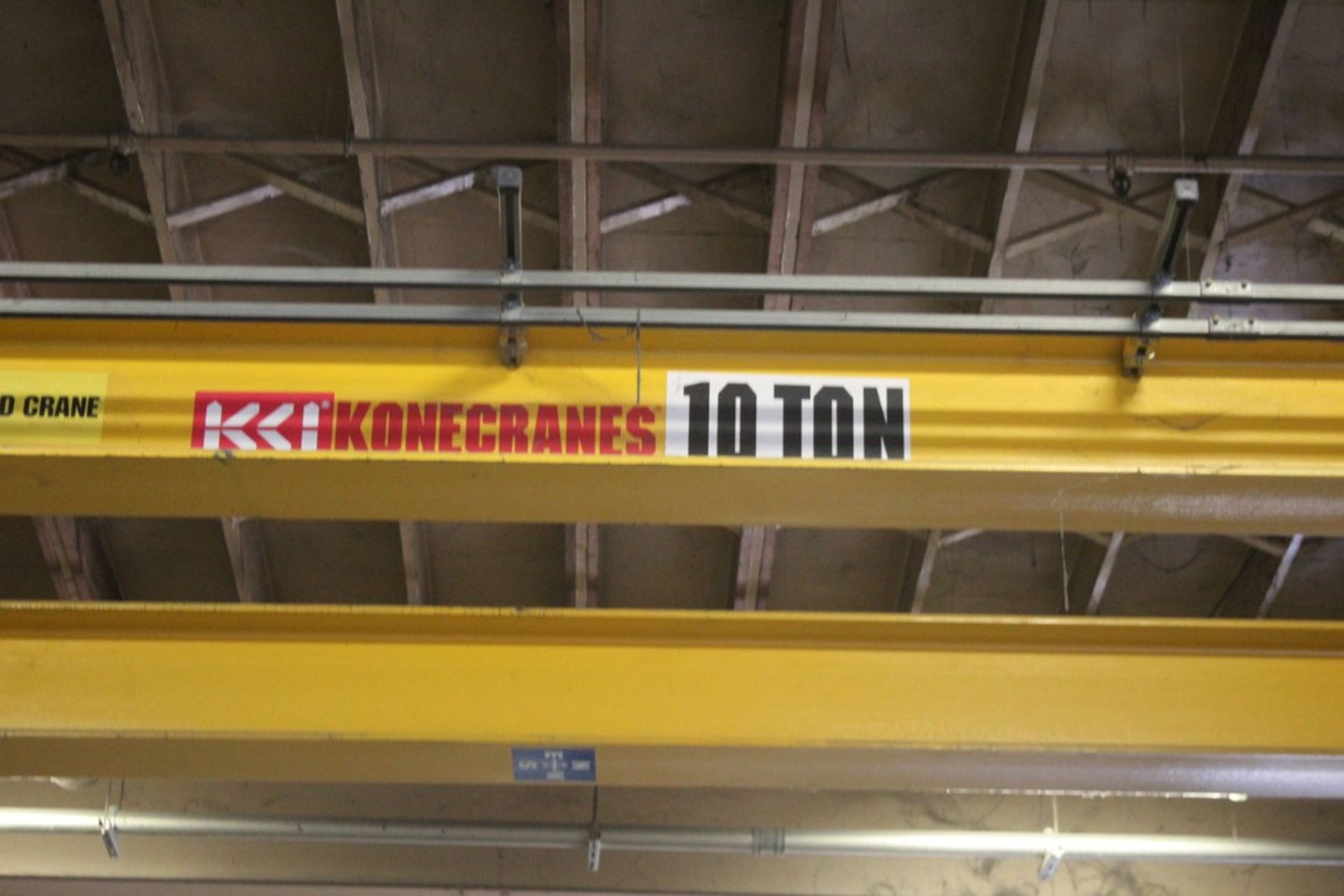 BULK BID CRANE SYSTEM FREE STANDING CRANE SYSTEM CONSISTING OF: KONECRANE 10 TON X APPROX. 32’ - Image 2 of 13