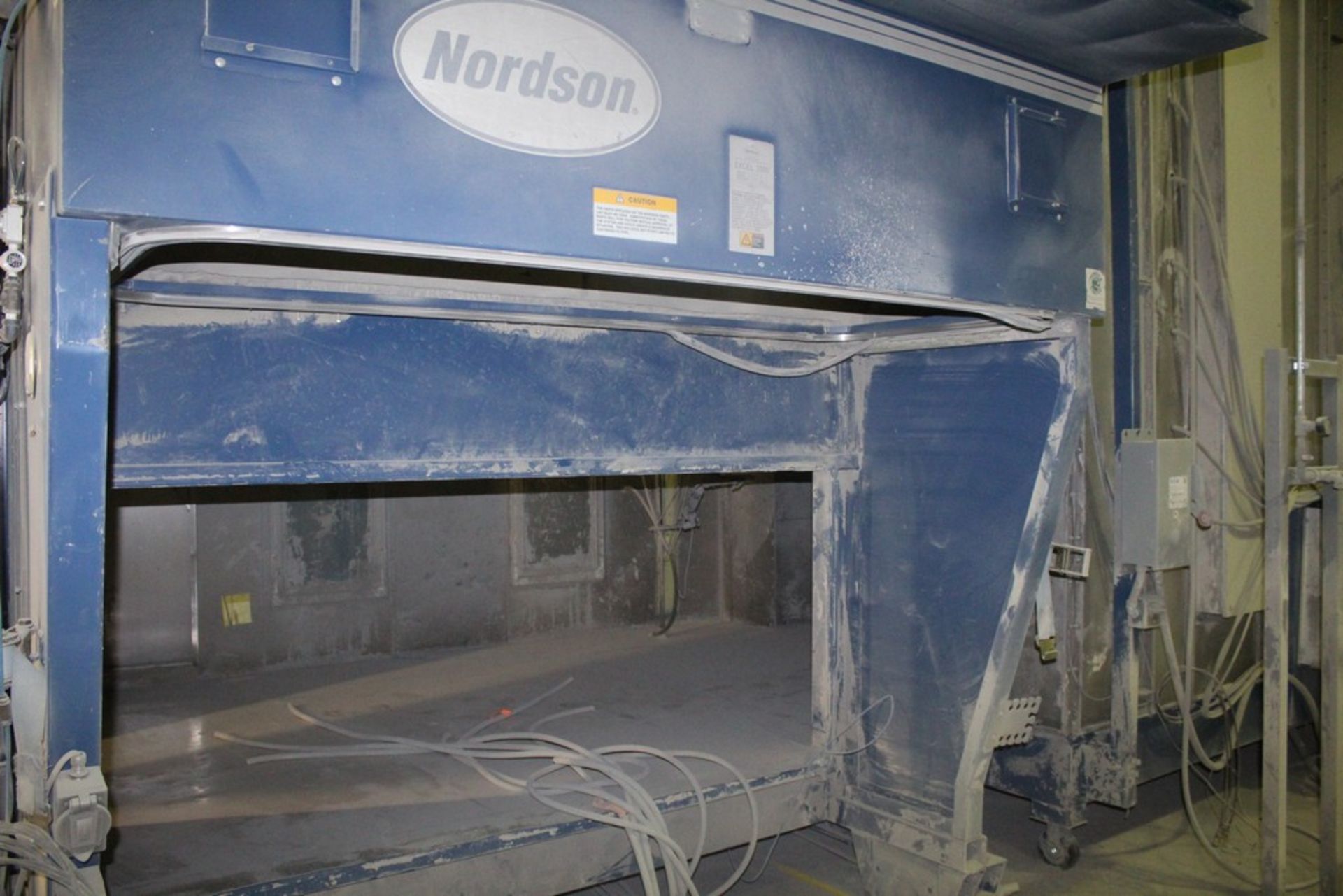 NORDSON MODEL XL-2001-S ELECTROSTATIC PAINT SYSTEM WITH FEED HOPPERS, FILTERS, 16 – GUNS, SURE COAT, - Image 3 of 8