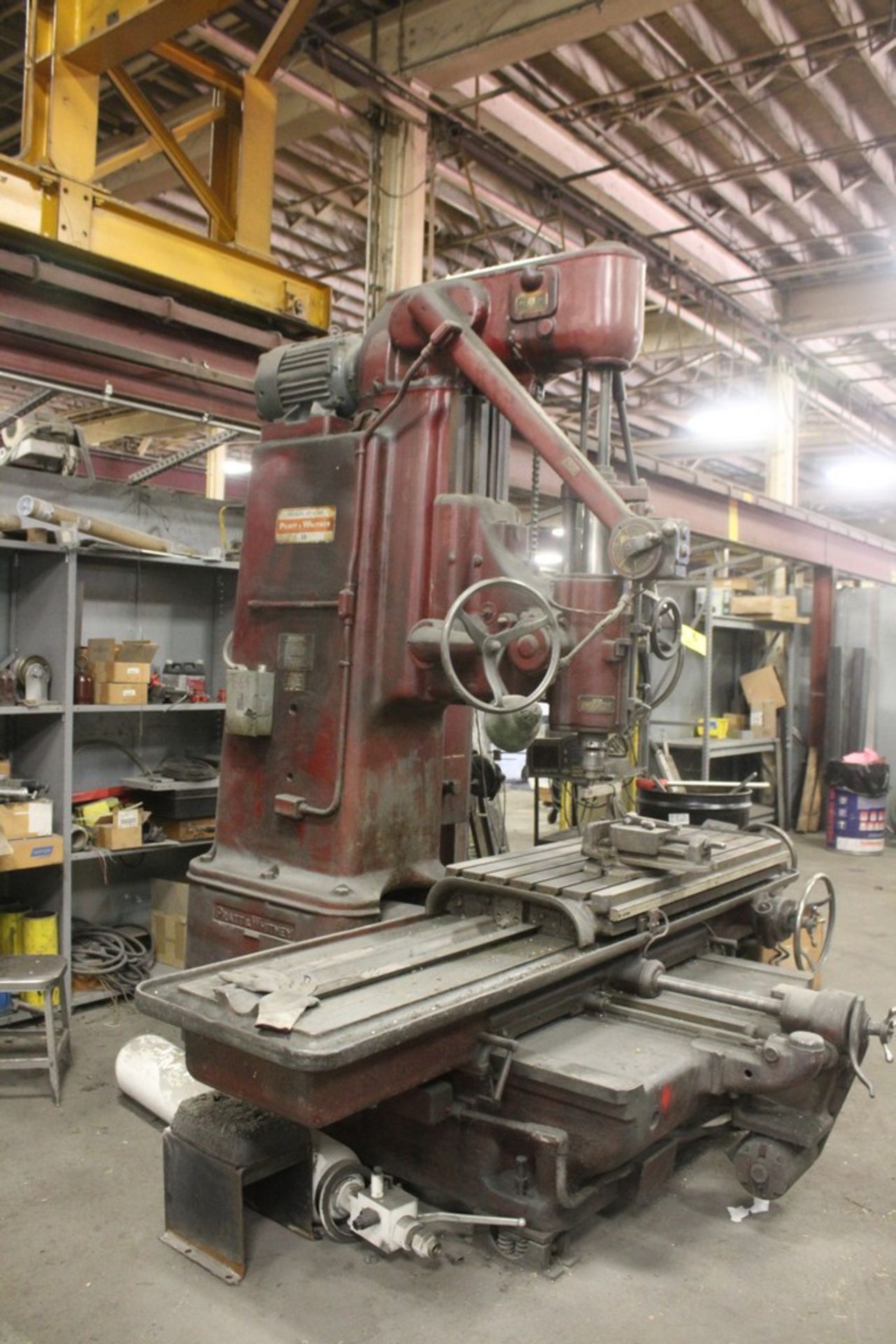 PRATT & WHITNEY MODEL 3B JIG BORER, S/N 28605 Loading Fee: $1000