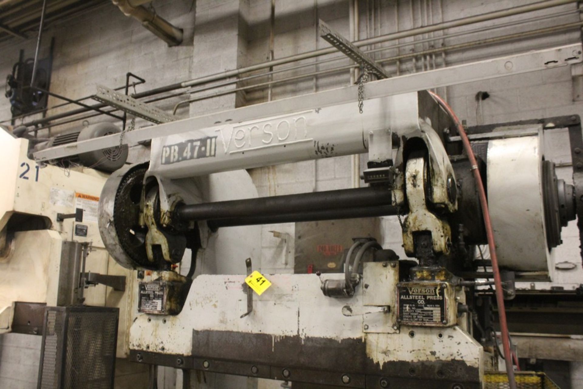 VERSON 45 TON MODEL 2050 PRESS BRAKE, S/N 14270-2050, 2-1/2” STROKE Loading Fee: $300 - Image 2 of 9