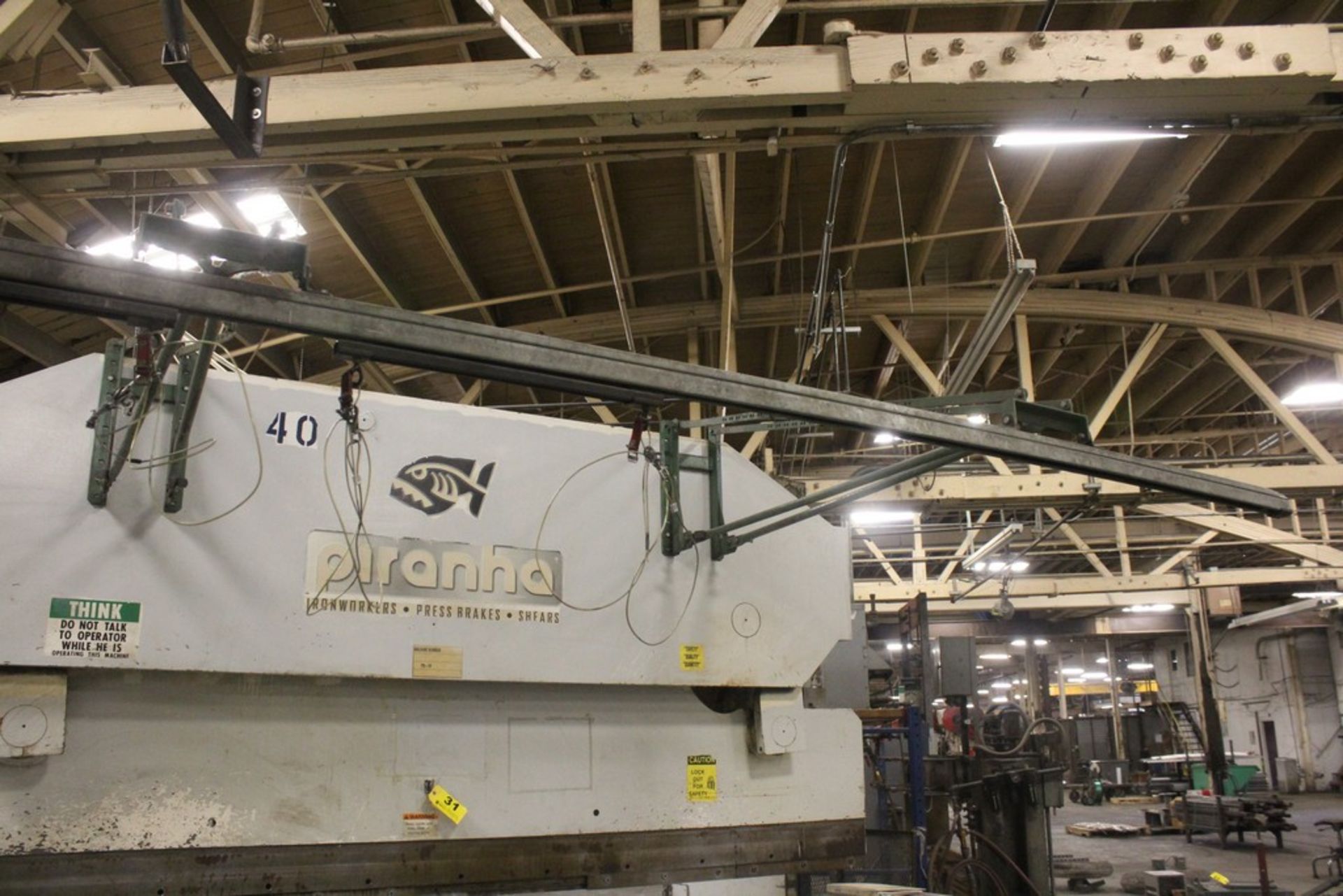 PIRANHA 175 TON MODEL 175-12 HYDRAULIC PRESS BRAKE, S/N 17512-1040, NEW 2000 - Image 2 of 8