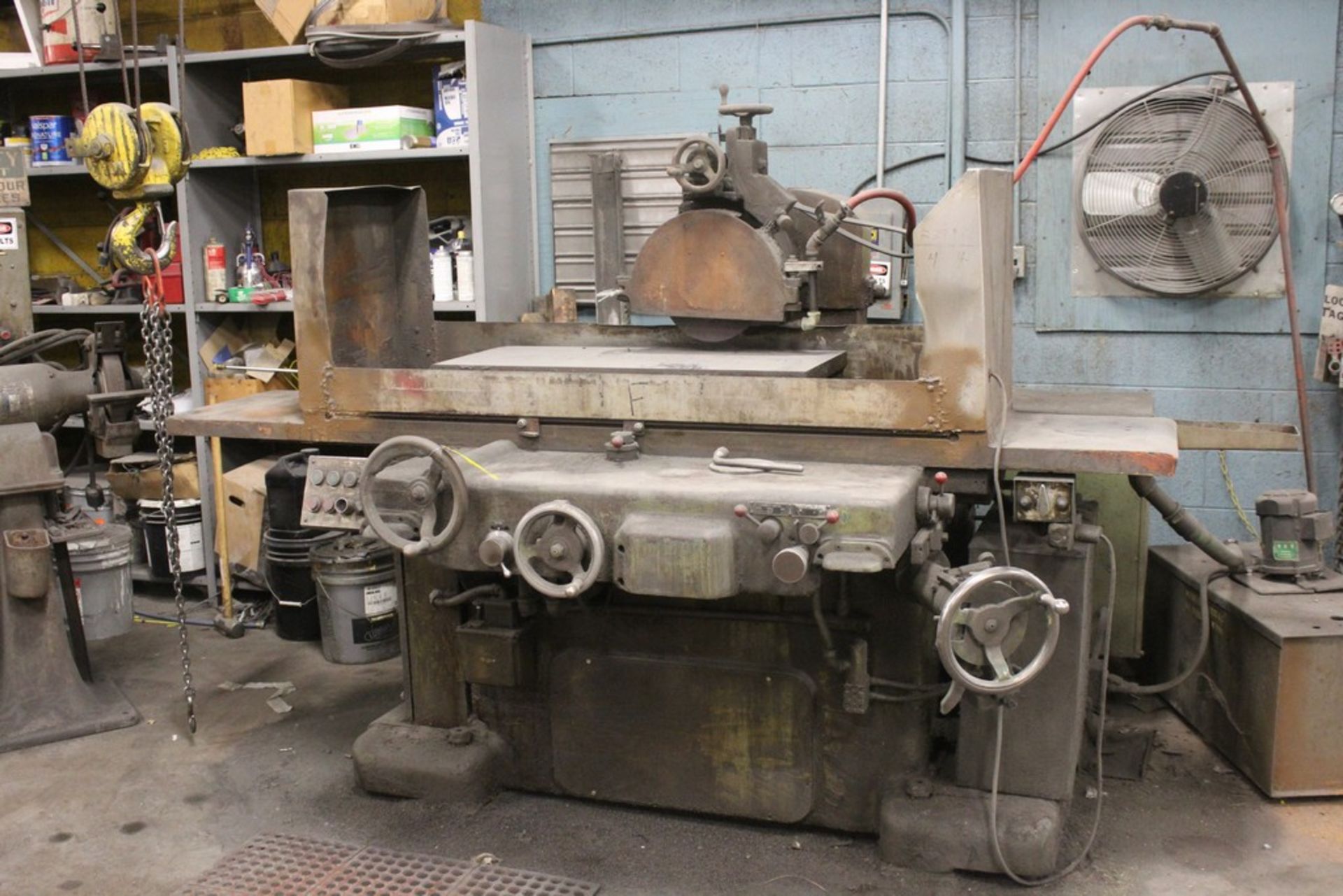 COVEL 16”X36” HYDRAULIC SURFACE GRINDER, S/N 80-224 WITH ELECTRO MAGNETIC CHUCK Loading Fee: $400