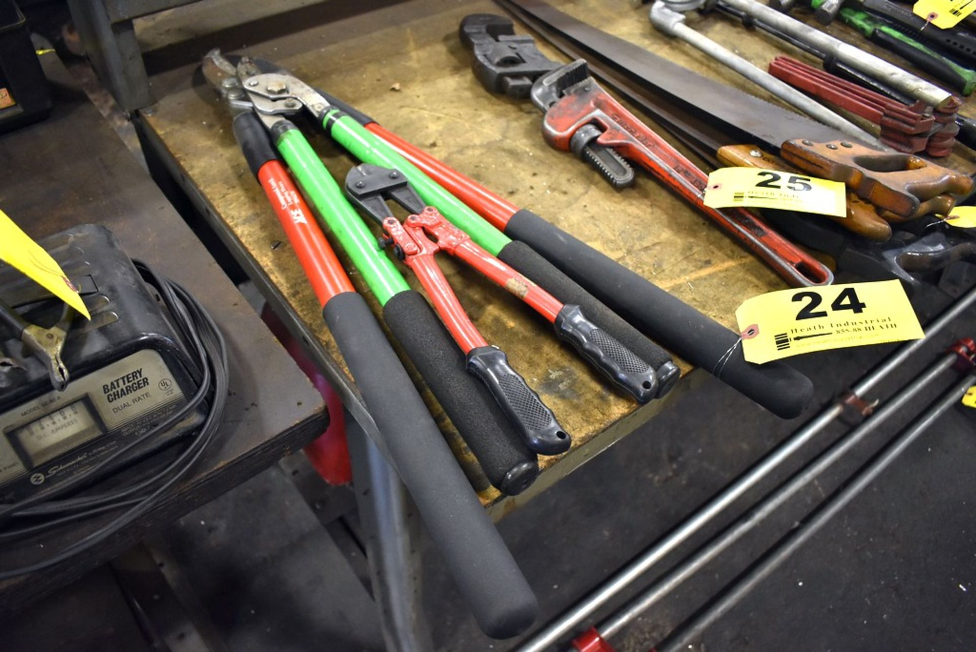 (2) COMPOUND SHEARS AND 14" BOLT CUTTERS