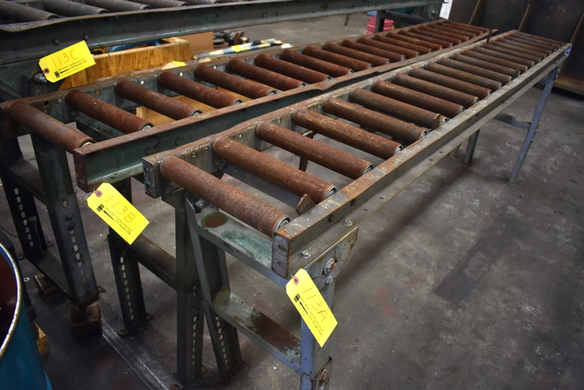 10' SECTION OF ROLLER CONVEYOR