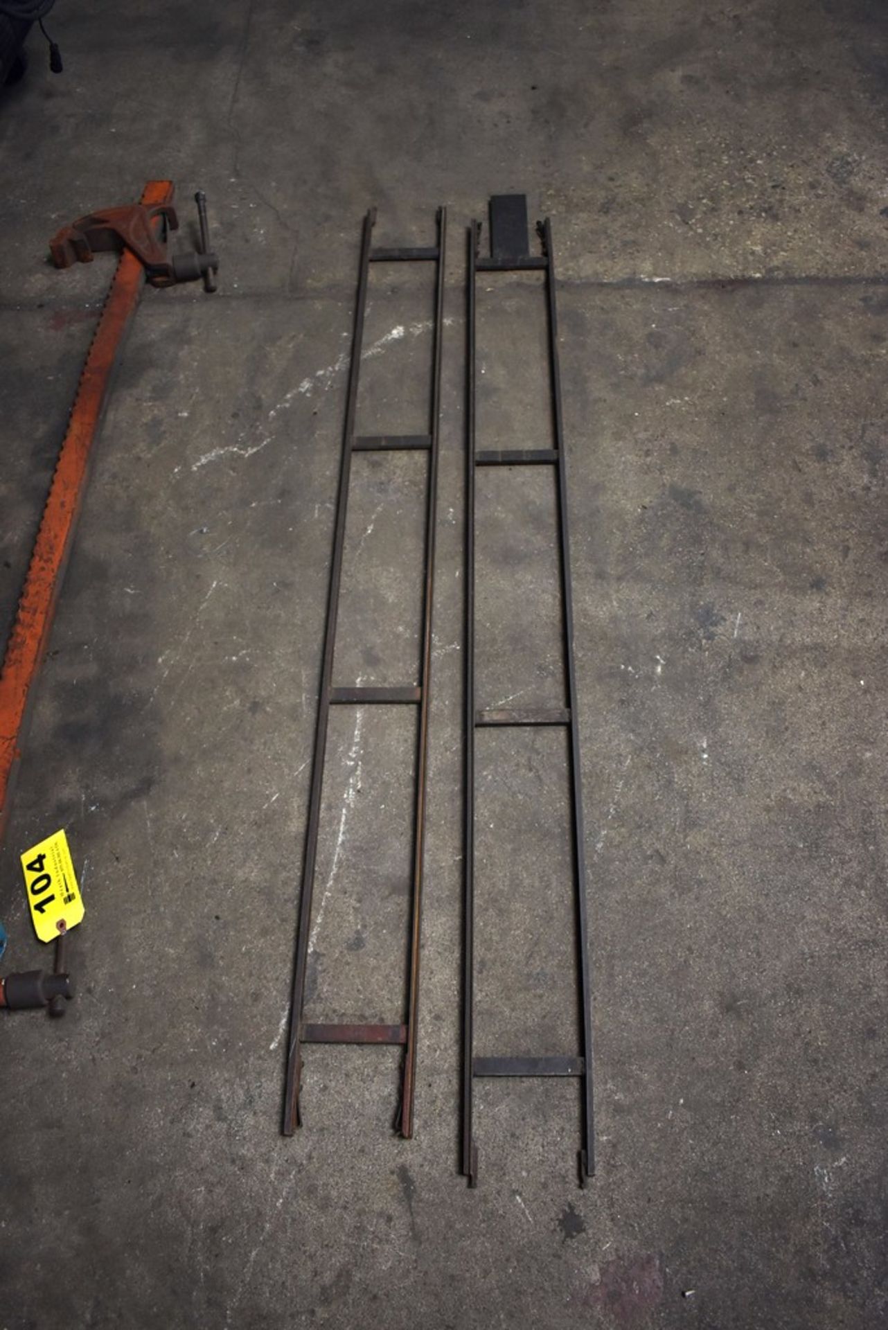 CUT-O-MATIC RAIL TRACK WELDER WITH (2) SECTIONS OF TRACK - Image 2 of 2