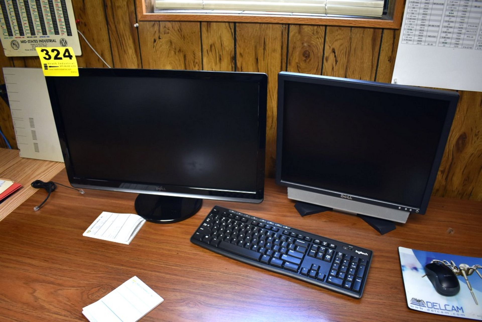 (2) DELL COMPUTER MONITORS